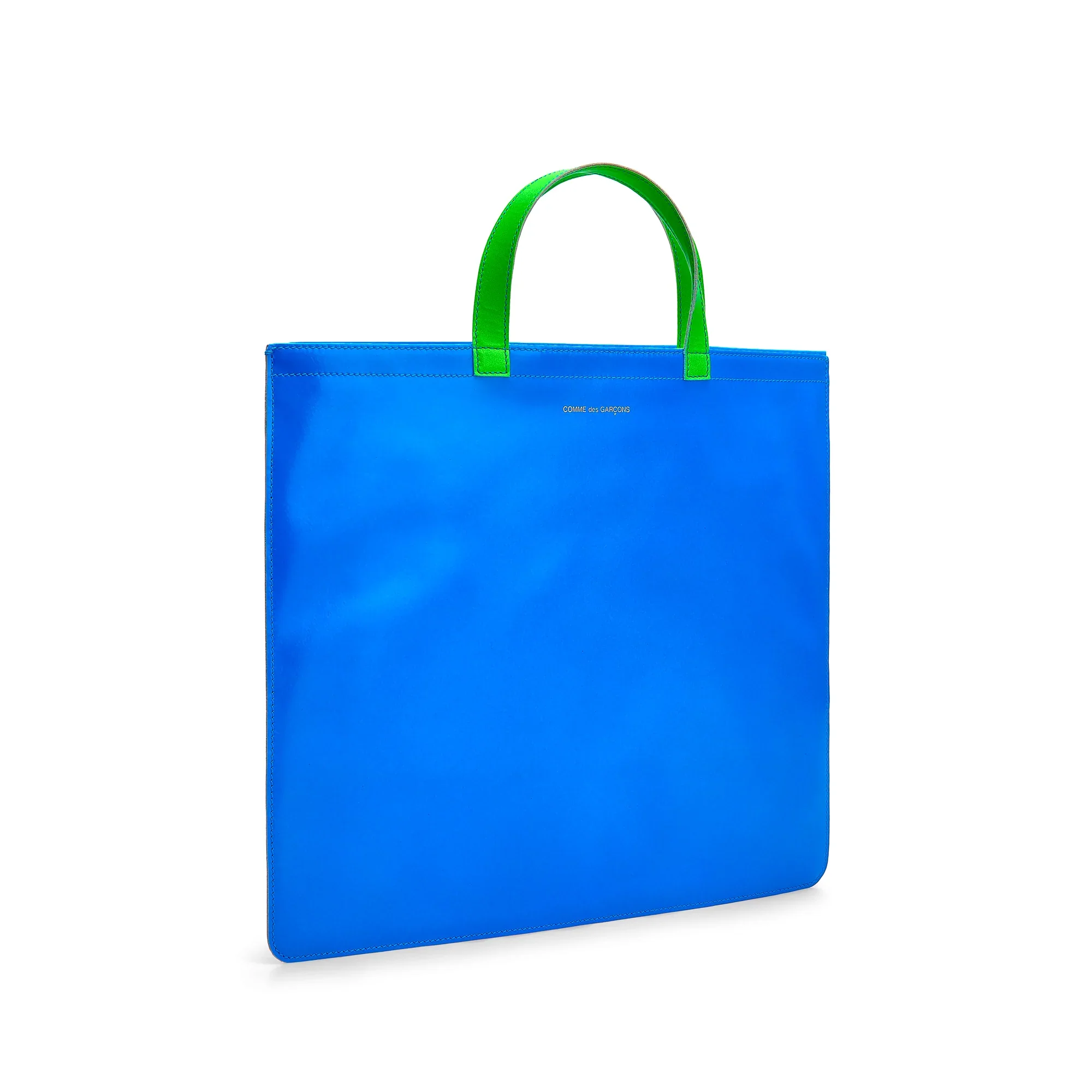 Cdg Wallet - Super Fluo Tote Bag - (Blue/Orange SA9000SF) - Image 3