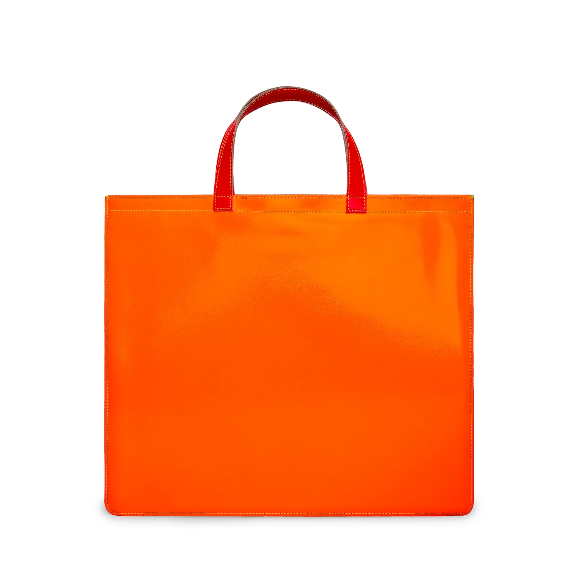 Cdg Wallet - Super Fluo Tote Bag - (Yellow/Orange SA9000SF) - Image 3