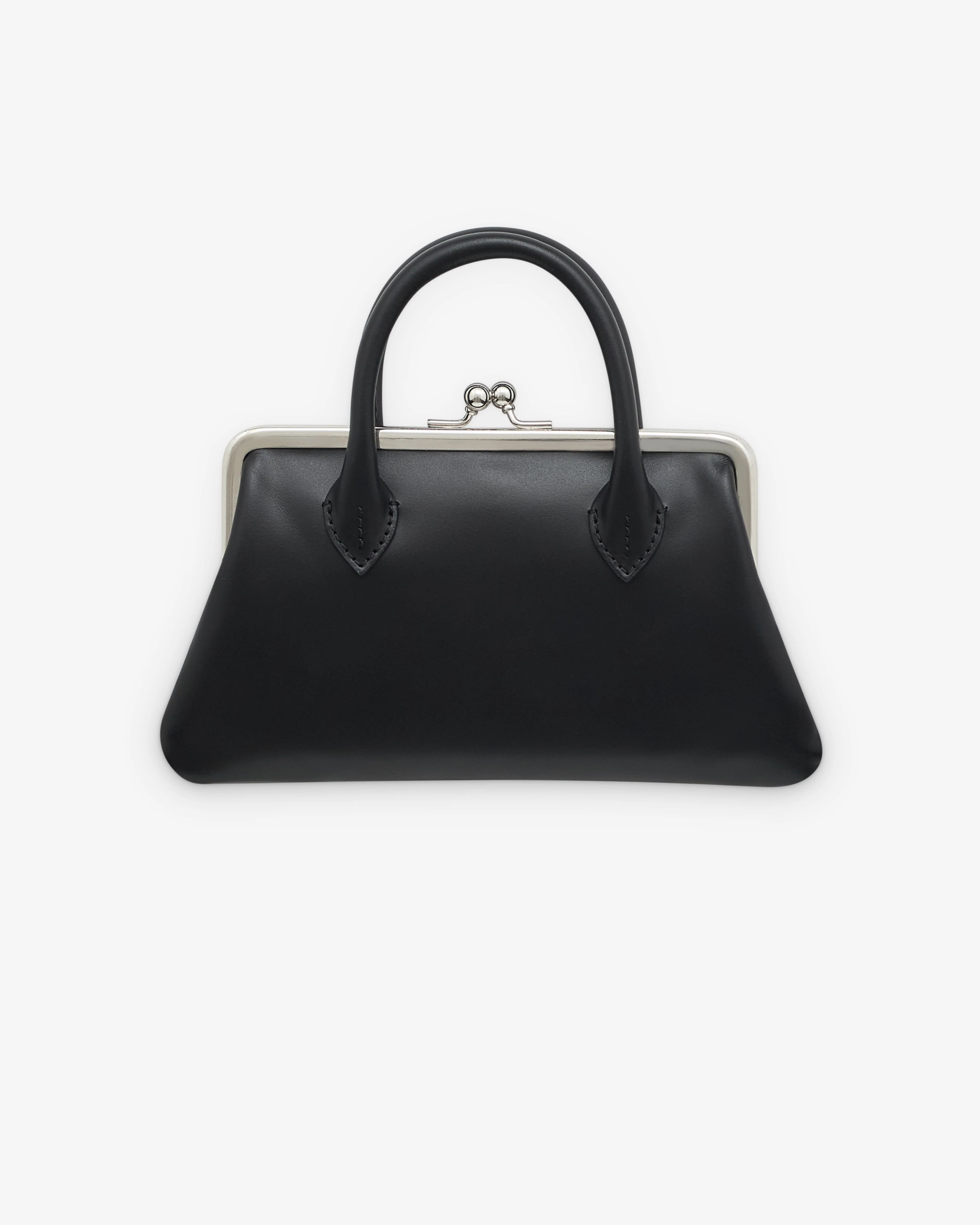 CDG Wallet - Medium Wallet With Clasp Handles - (Black) - Image 2