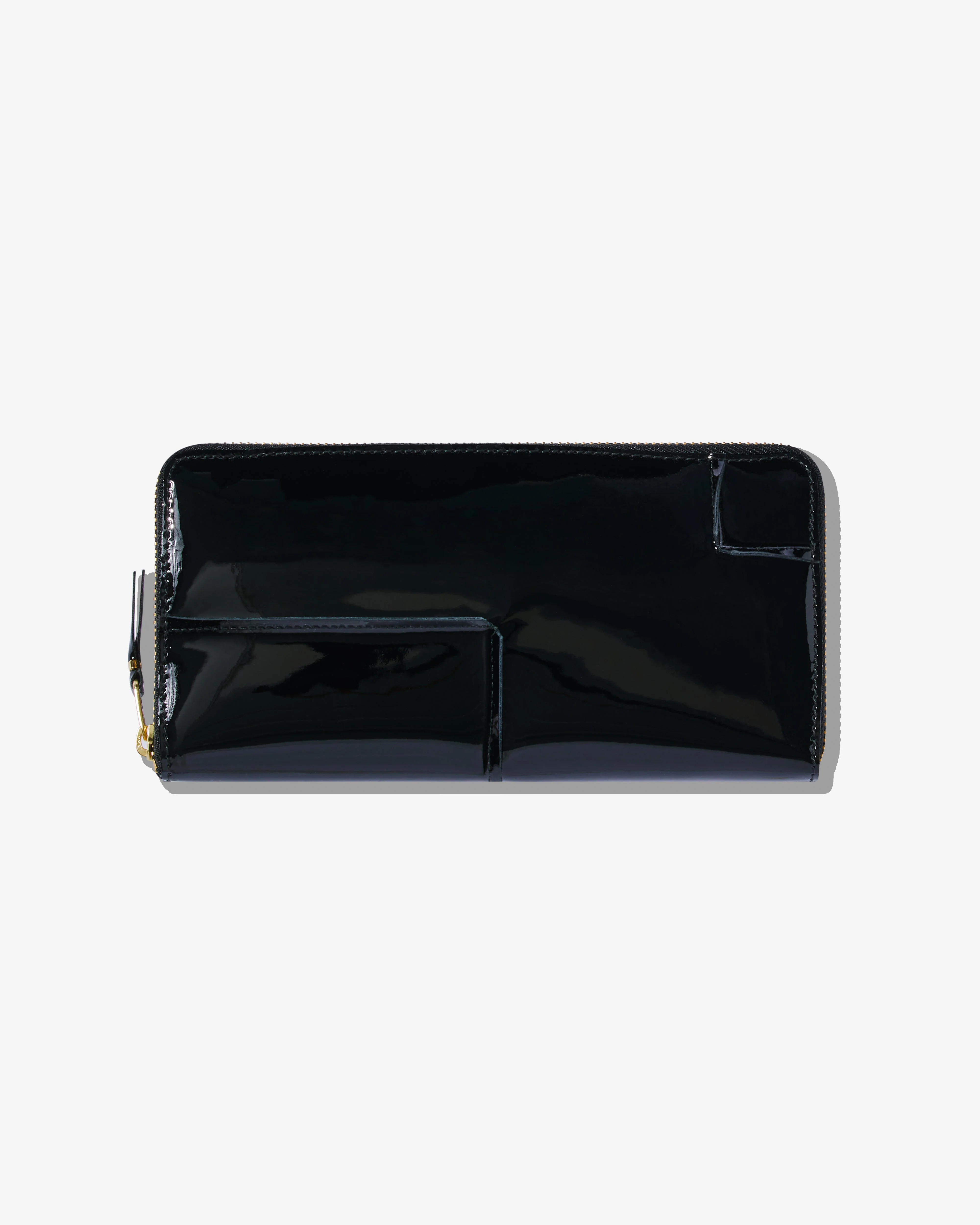 Cdg Wallet - Reversed Hem Zip Around Wallet - (Black) SA0110RH