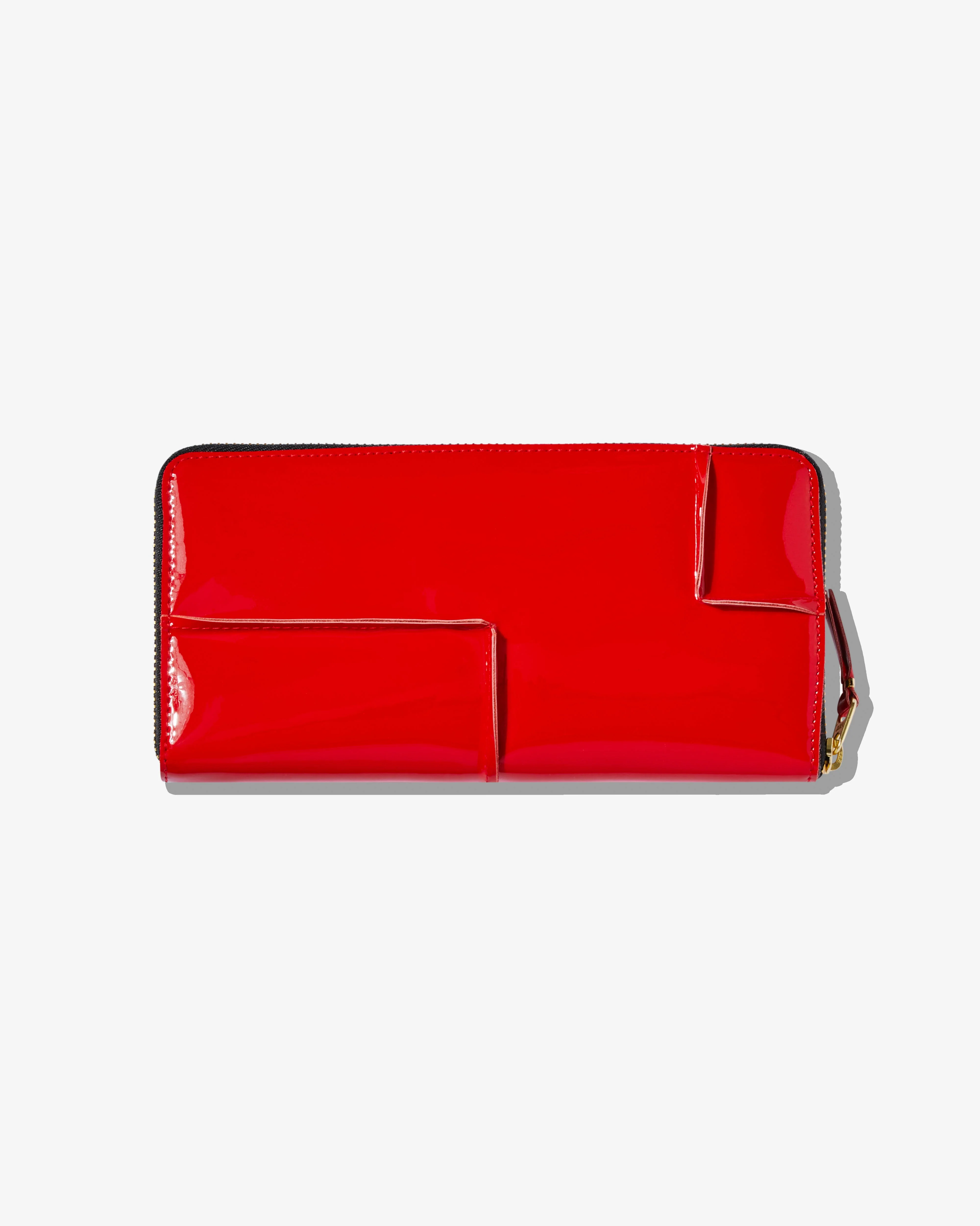 Cdg Wallet - Reversed Hem Zip Around Wallet - (Red) SA0110RH - Image 3