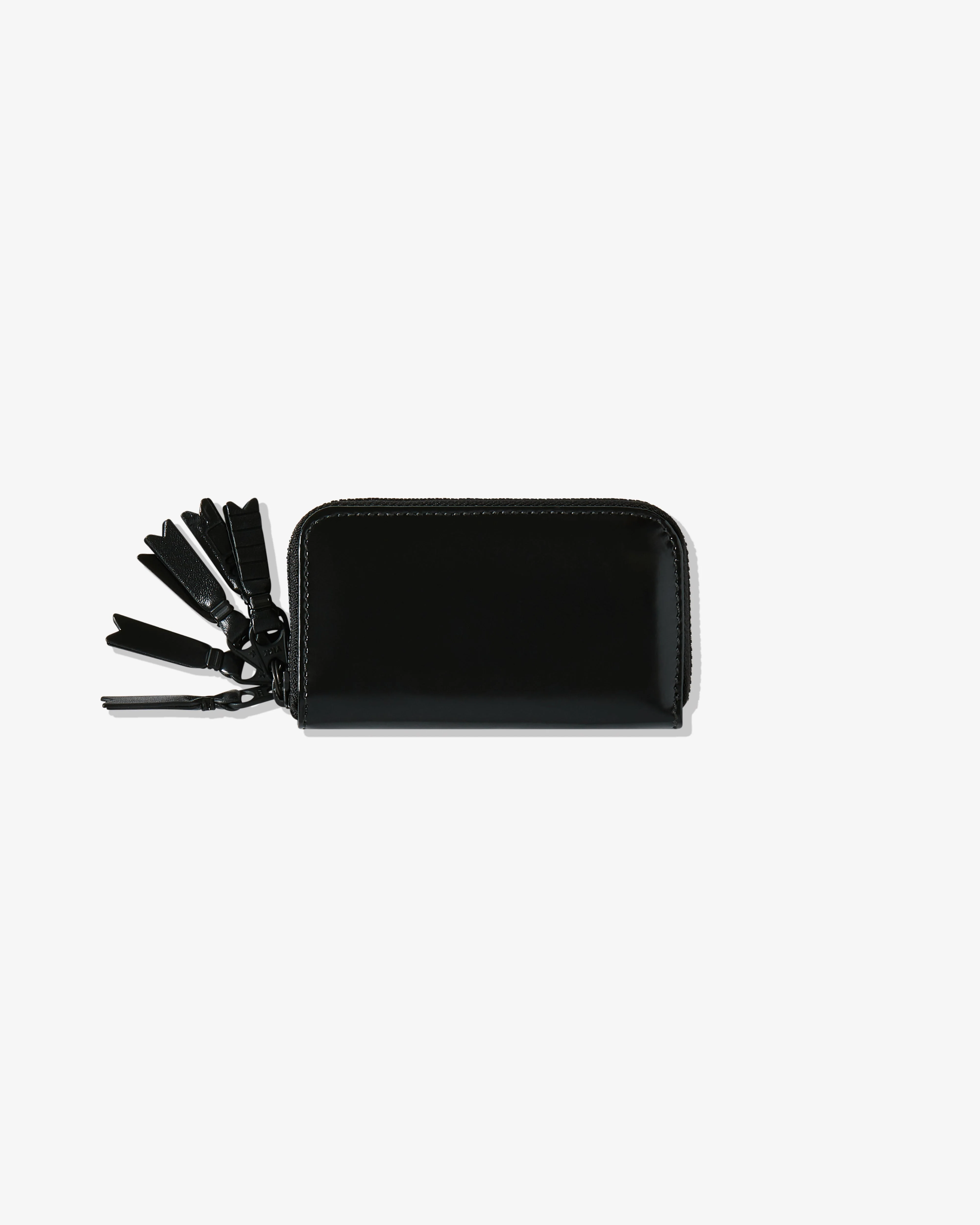 Cdg Wallet - Zipper Medley Zip Around Wallet - (Black) SA0410XZM
