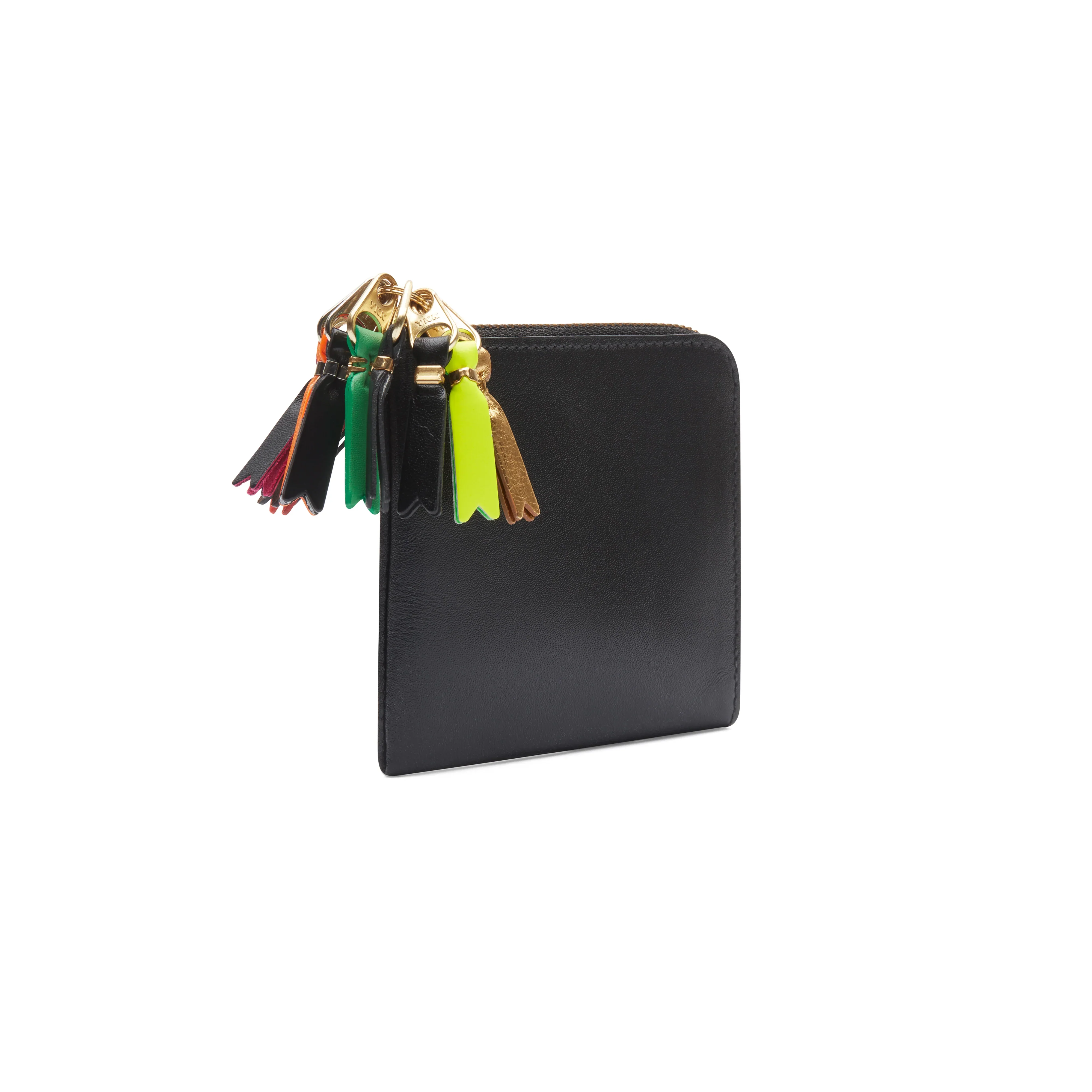 CDG WALLET -  Zipper Pull Zip Around Wallet - (Black SA3100) - Image 2