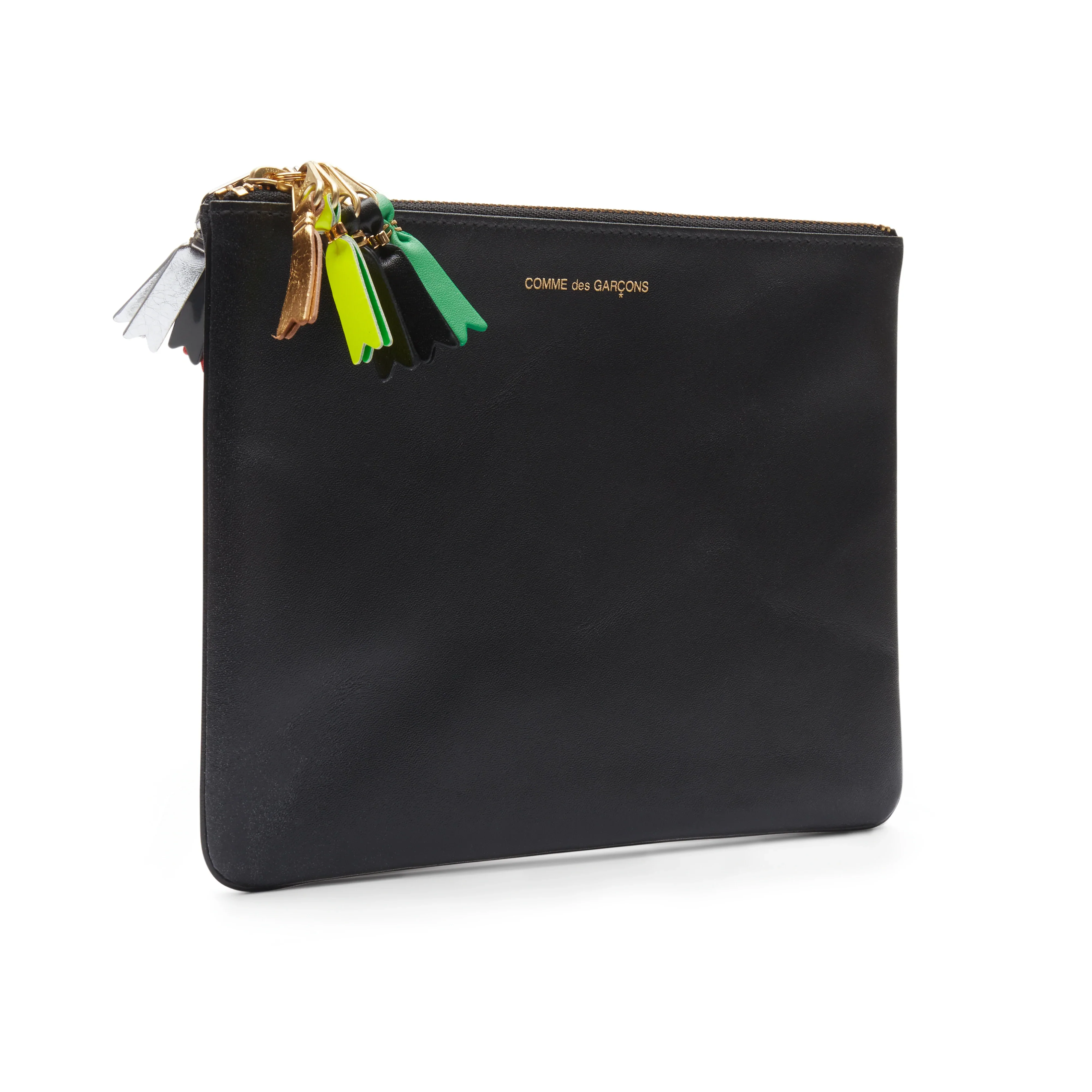 Cdg Wallet - Zipper Pull Zip Pouch - (Black SA5100) - Image 2