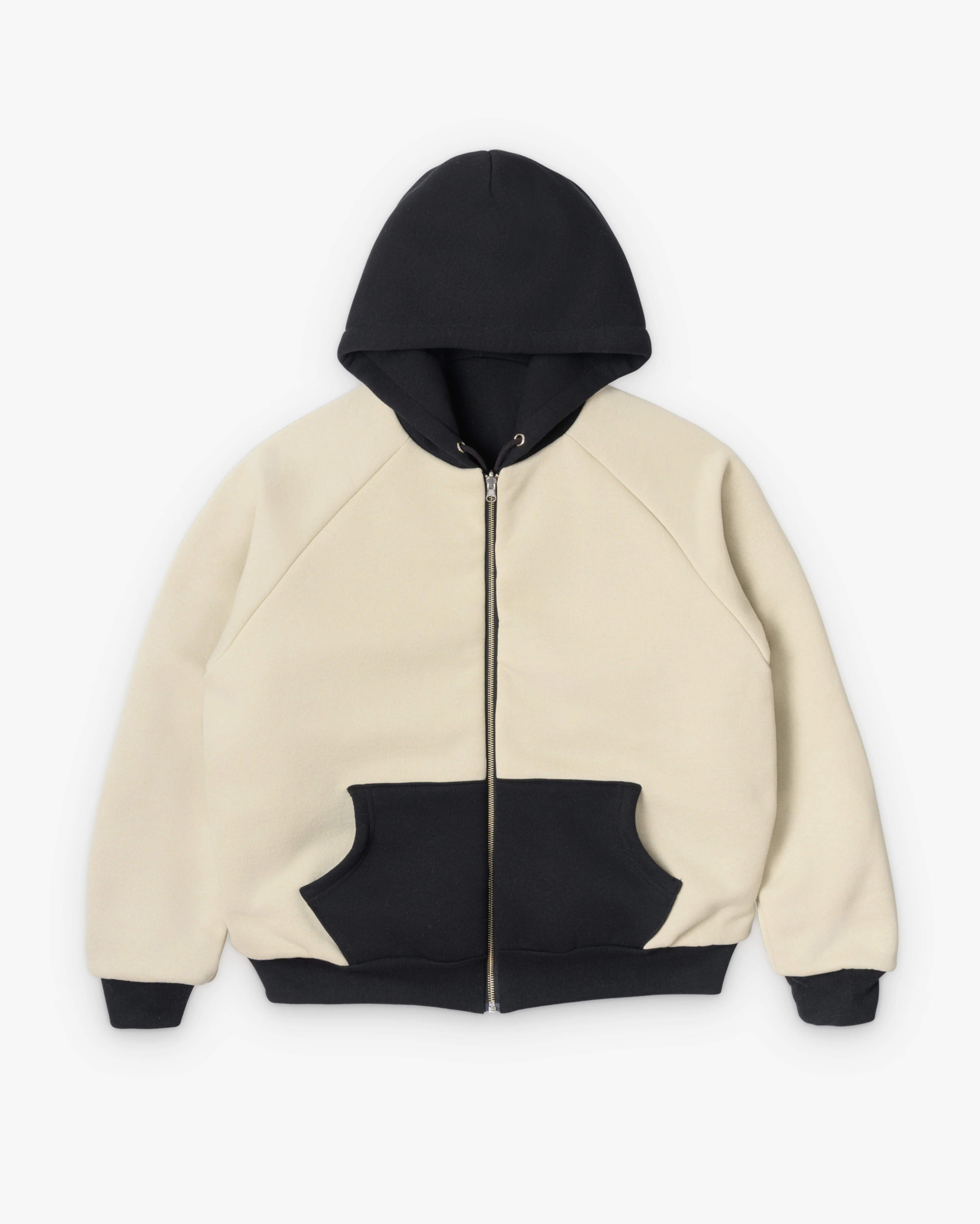 CEASE - Men's Reversible Zip Hoodie - (Black) - Image 3
