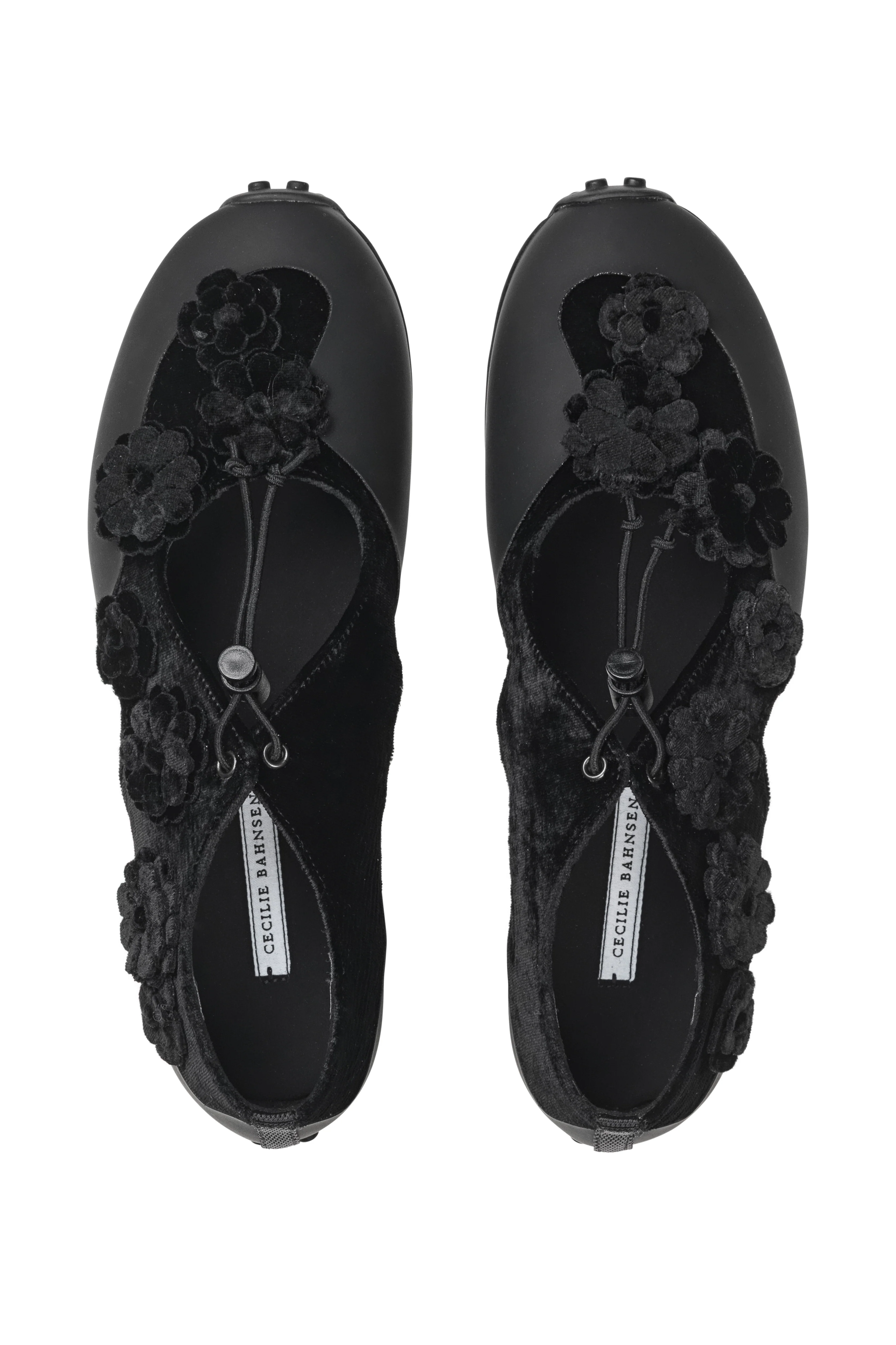 CECILIE BAHNSEN - Women's Shay Open Flat - (Black) - Image 3