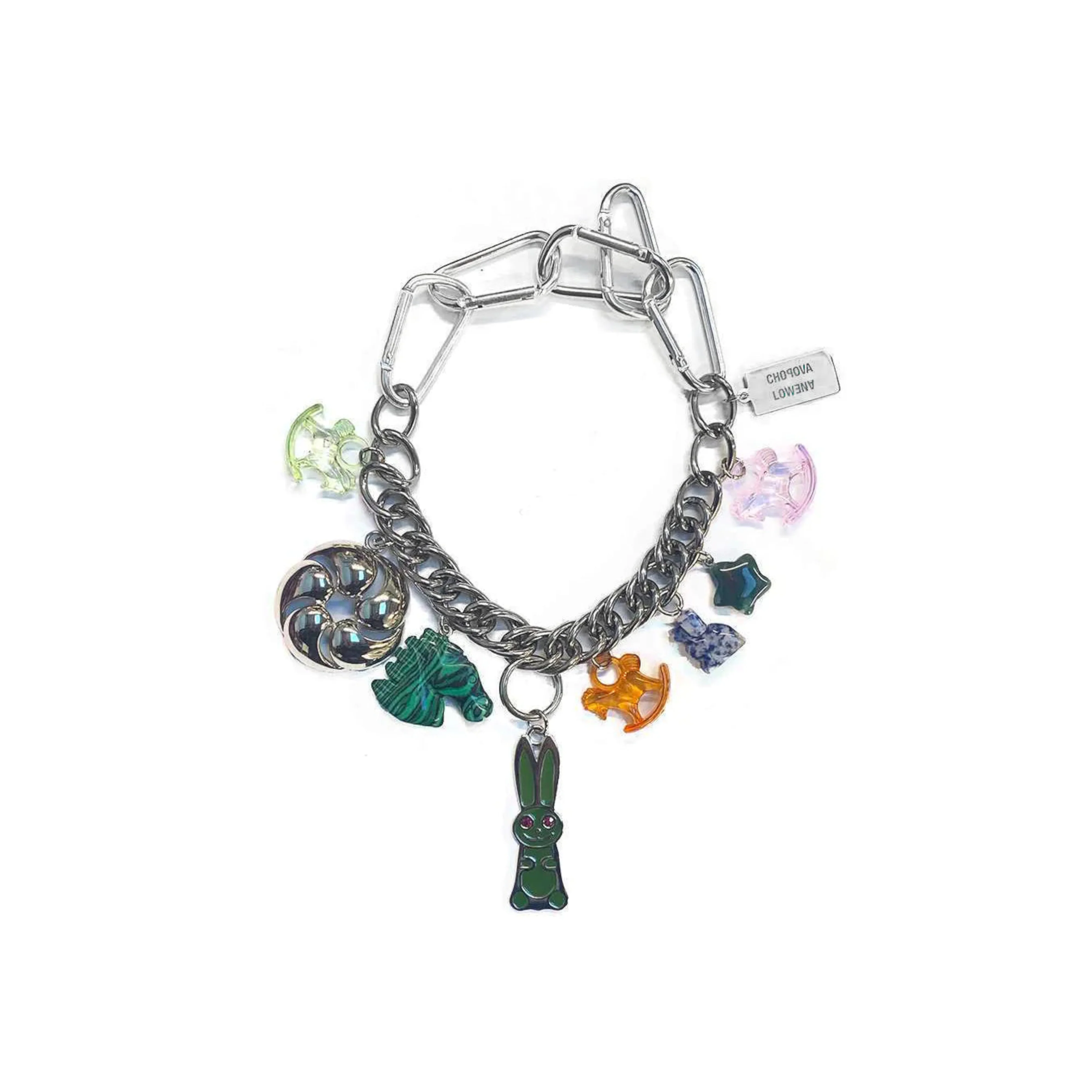 Chopova Lowena - Charm Necklace - (Silver Multi)