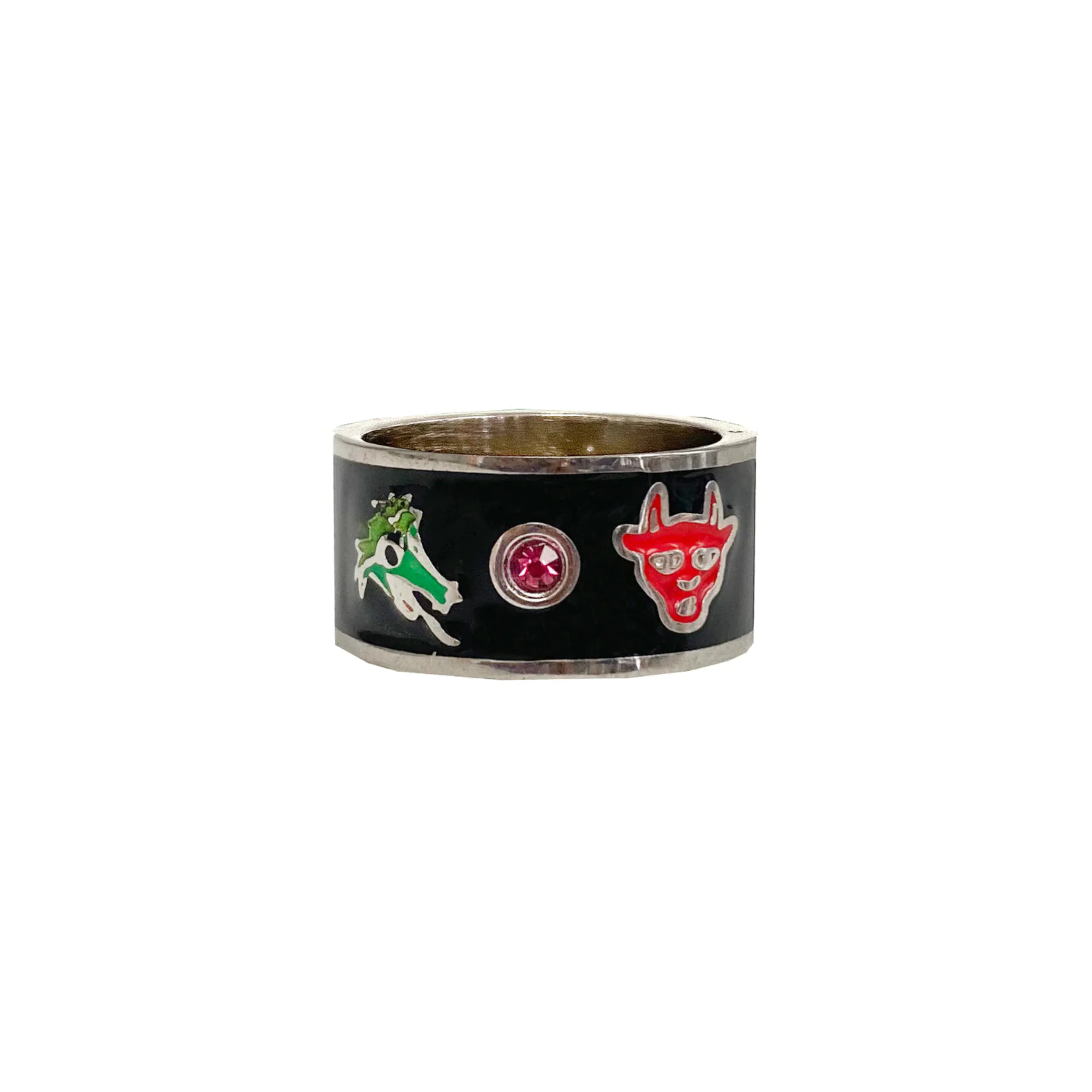 Chopova Lowena - Dragon Devil Ring - (Enamel)