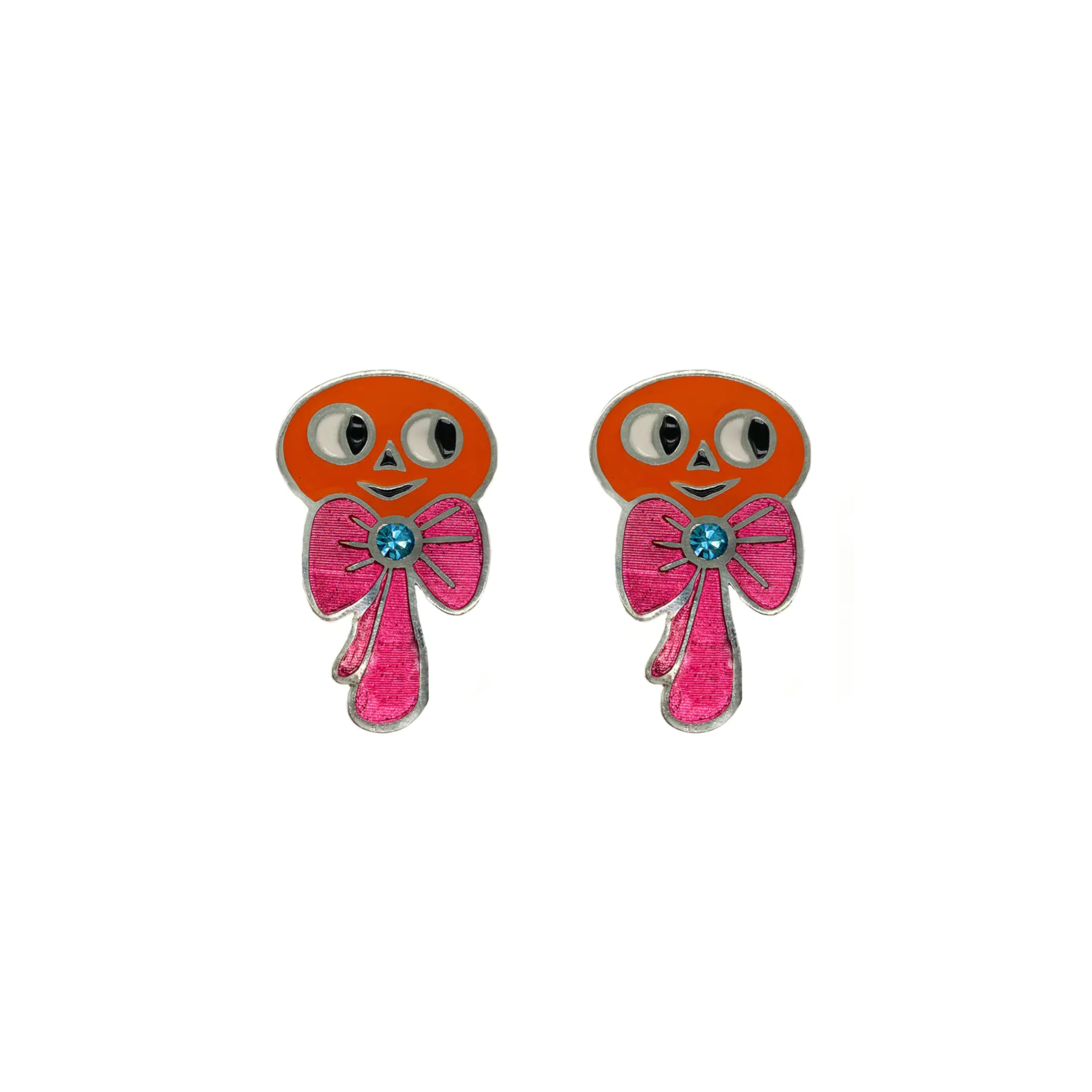 Chopova Lowena - Side Eye Bow Earring - (Yellow)