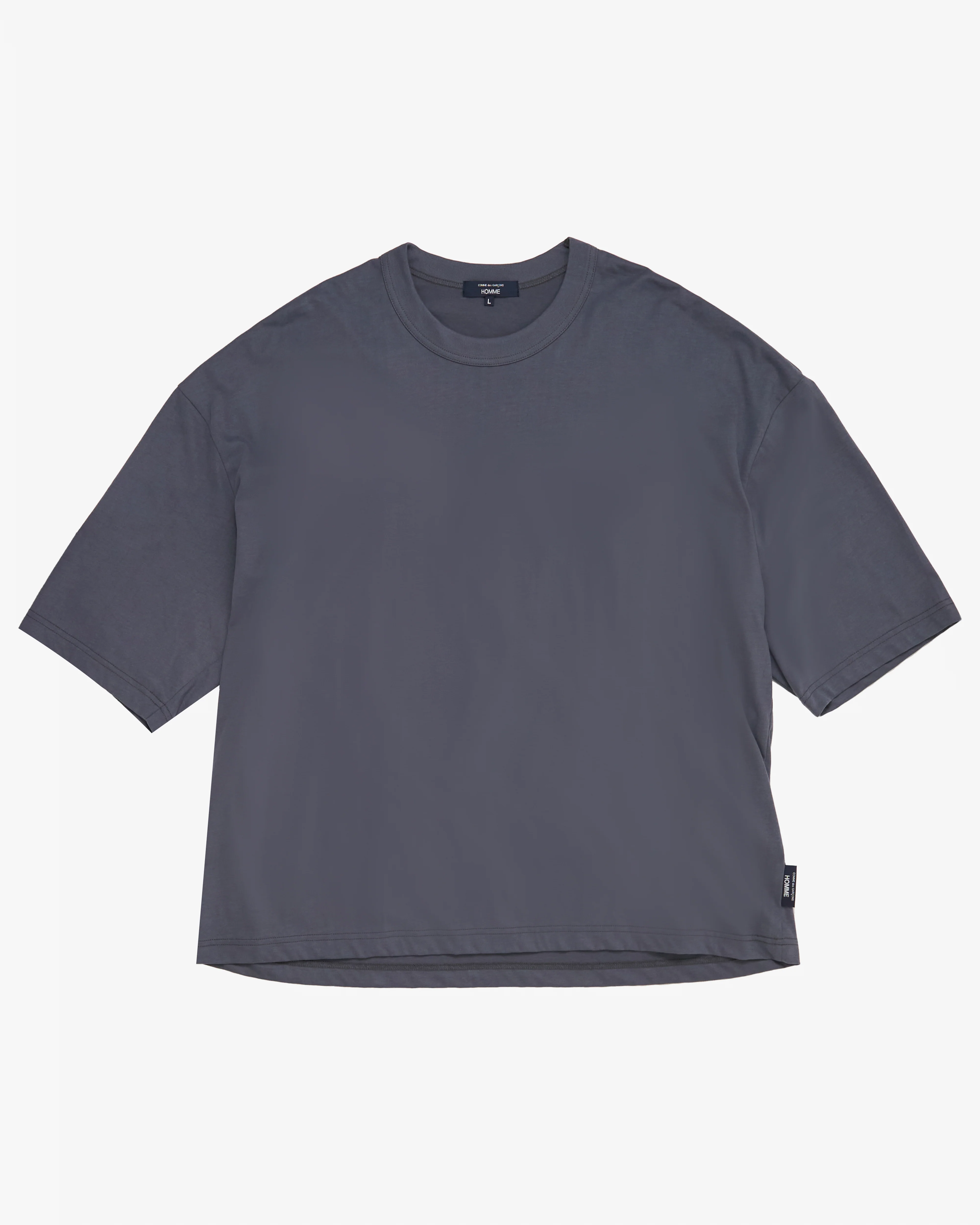 Comme des Garçons Homme - Men's Basic T-Shirt - (Charcoal)