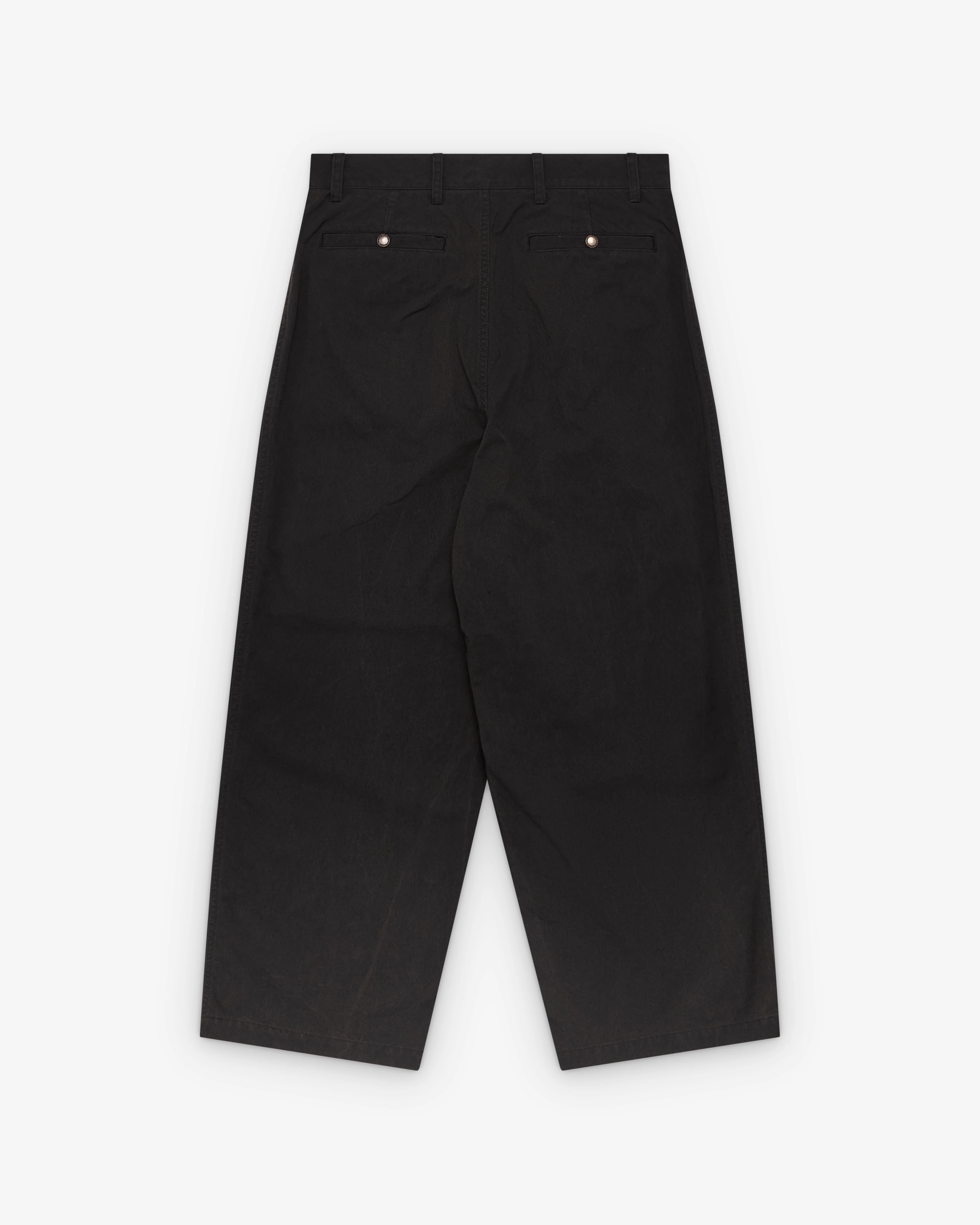 Comme des Garçons Homme - Men's Dual Pleated Trousers - (Brown) - Image 2