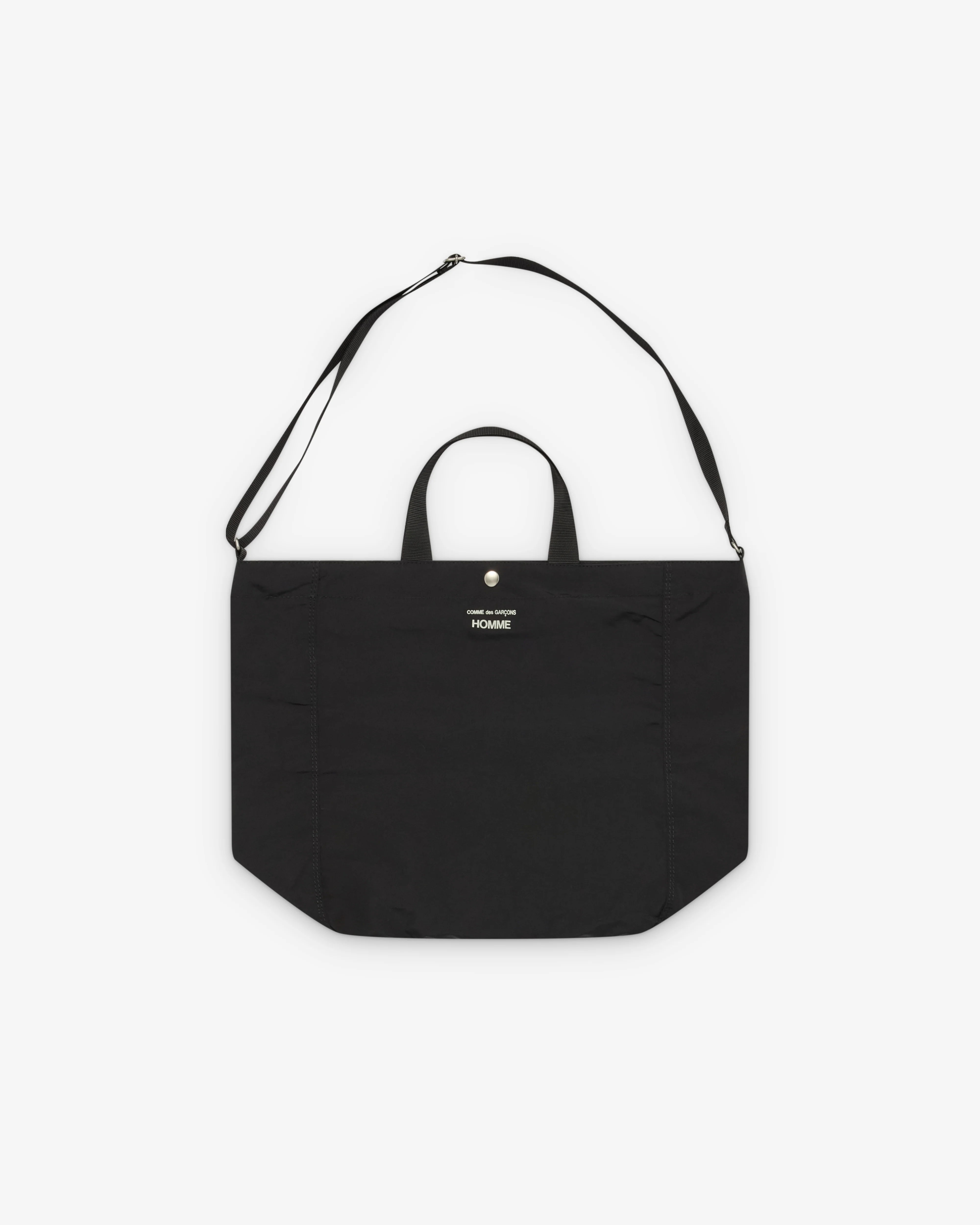 Comme des Garçons Homme - Men's Sling Tote - (Black) - Image 2