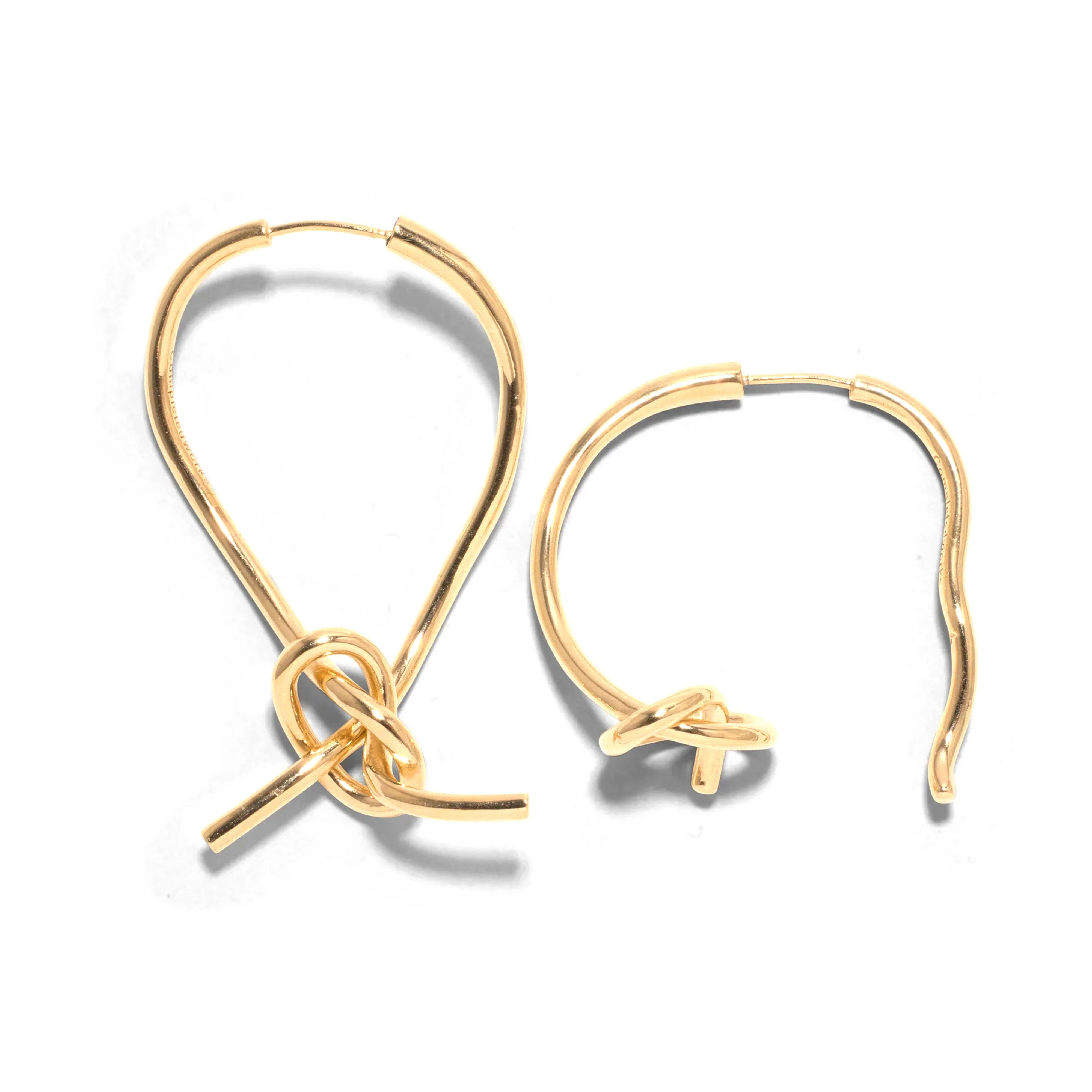 COMPLETEDWORKS - Asymmetrical Knot Earring - (Gold)