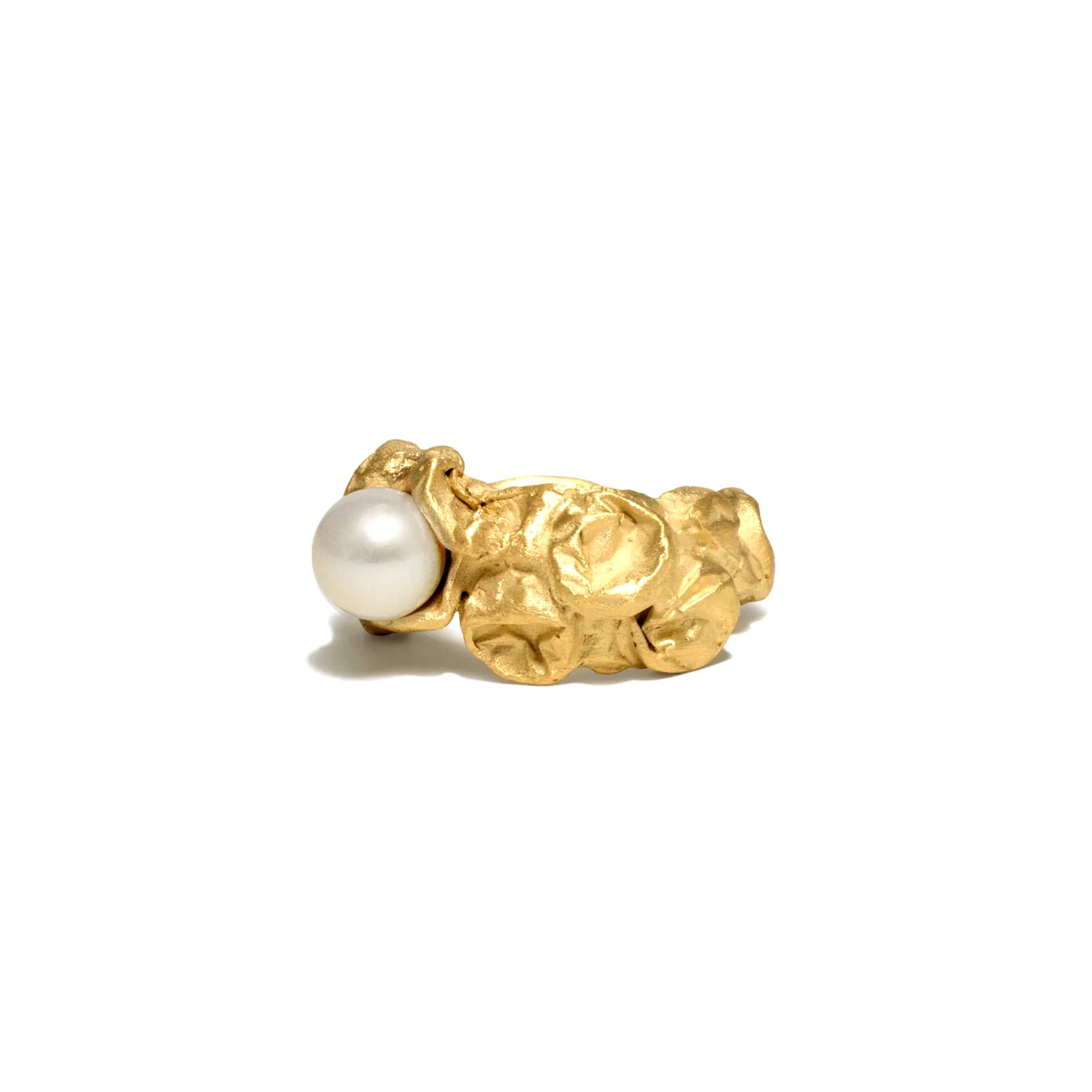 COMPLETEDWORKS - Crushed Pearl Ring - (Gold) - Image 3