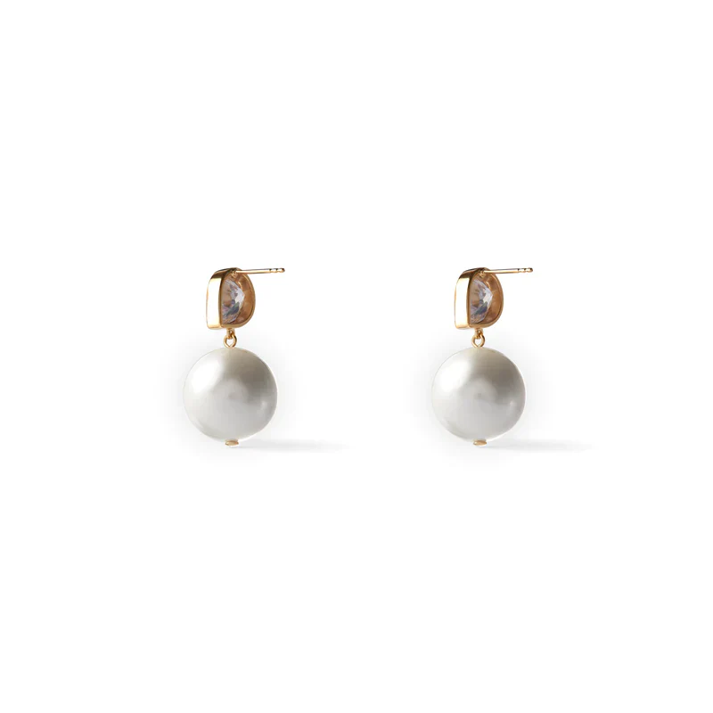 COMPLETEDWORKS - Temporal Anomaly Earrings - (Yellow Gold) - Image 2