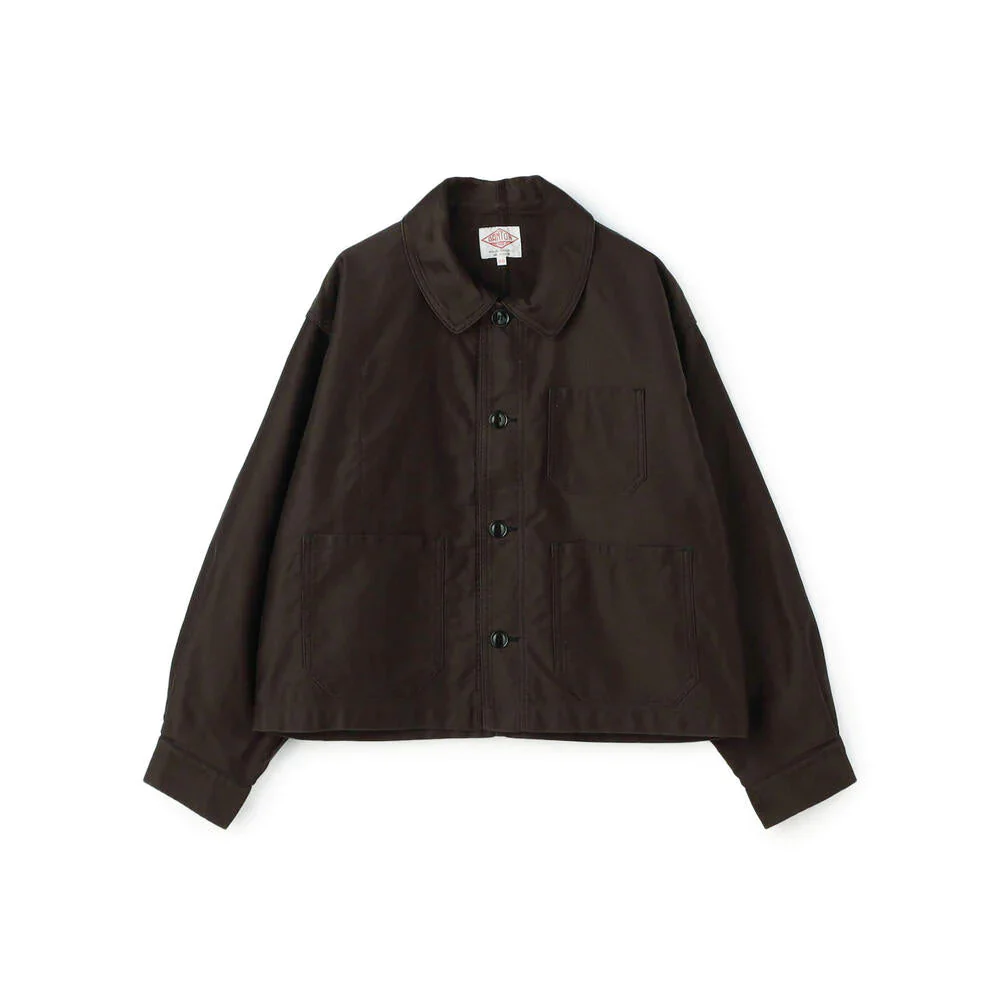 Danton - Moleskin Wide Coveralls Jacket - (Dark Brown)