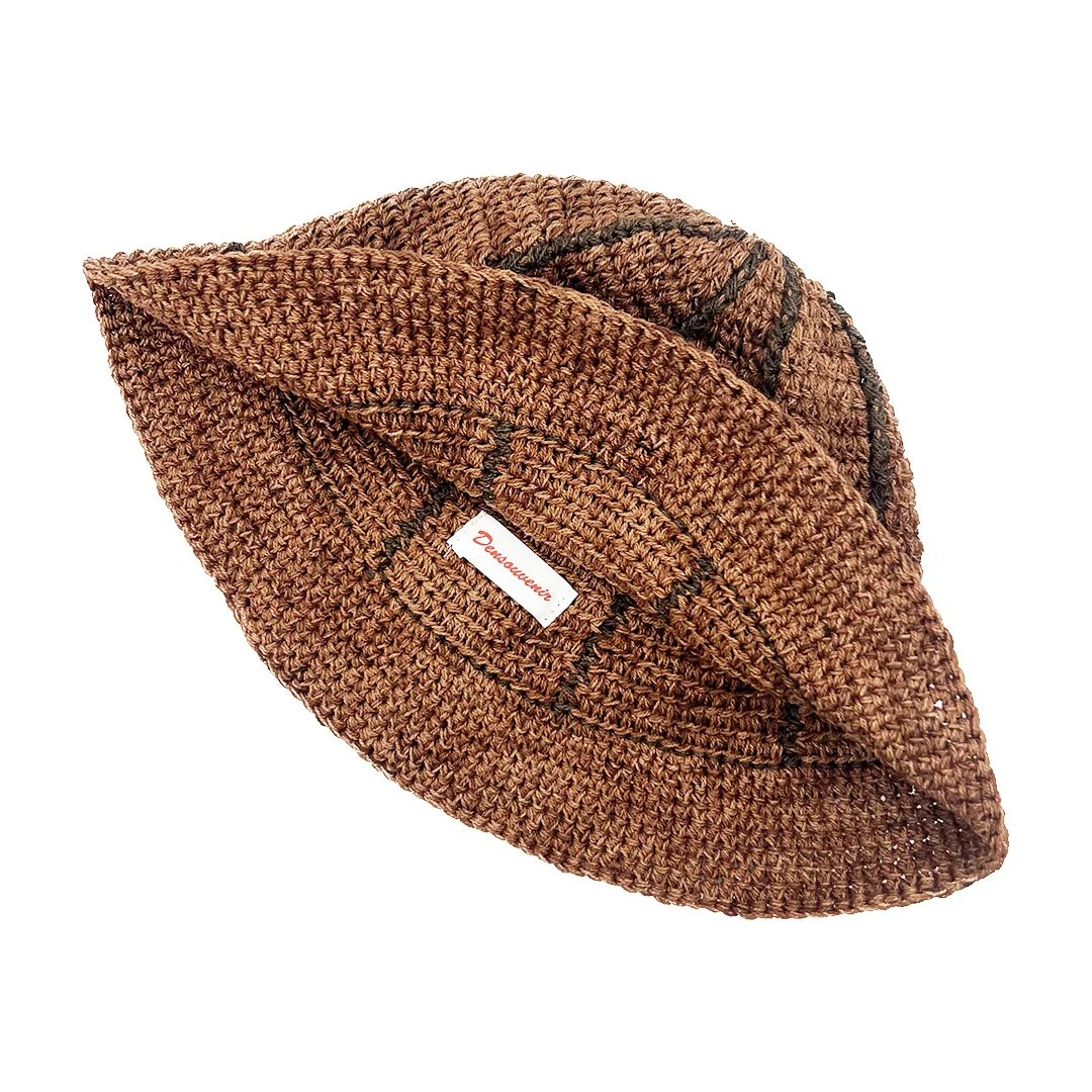 DEN SOUVENIR - Den Crochet Hat - (Brown) - Image 2