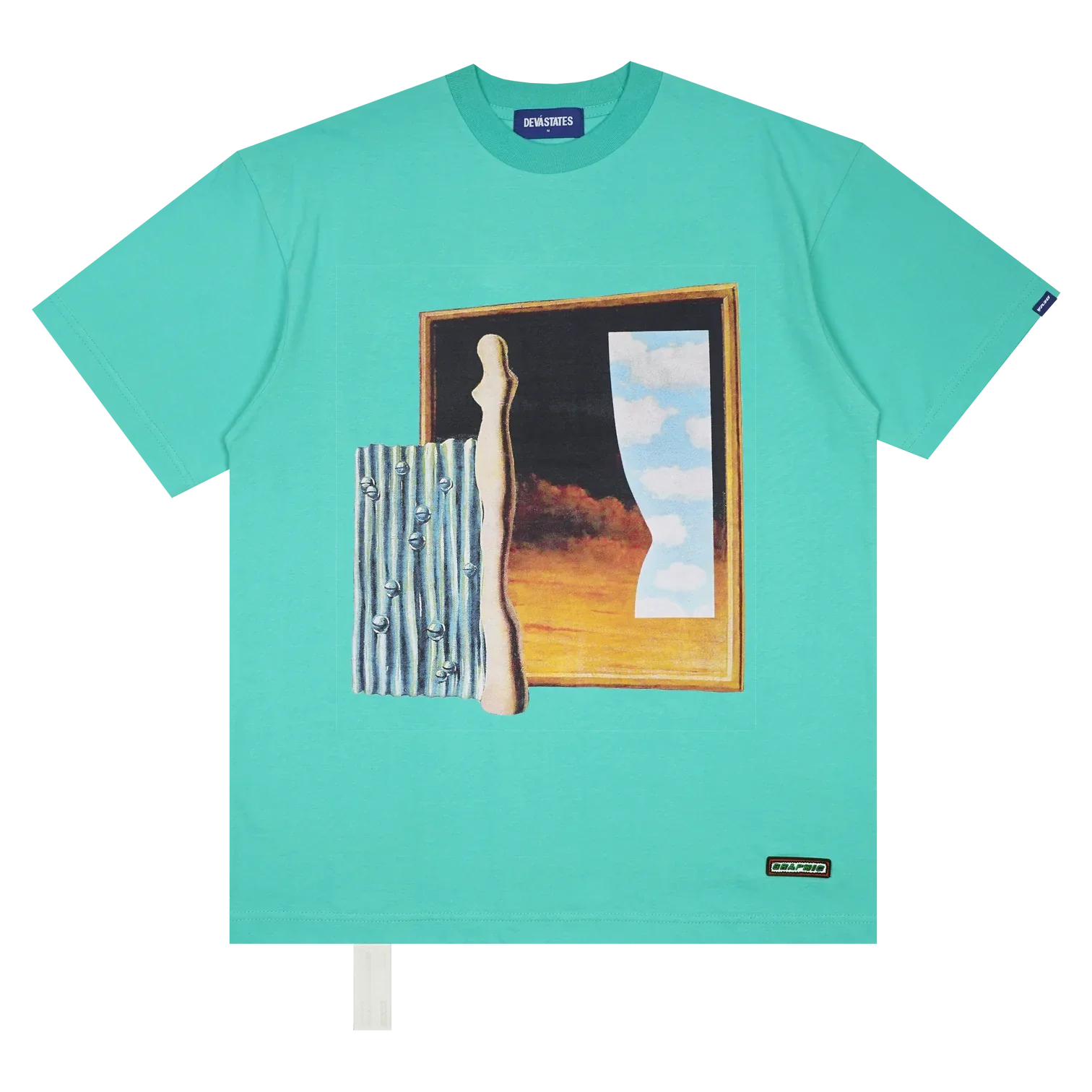 DEVÃ STATES - PORTAL T-Shirt - (Washed Green)