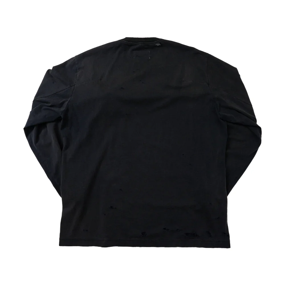 DOUBLET - Long Sleeve Tee With My Friend - (Black) - Image 2