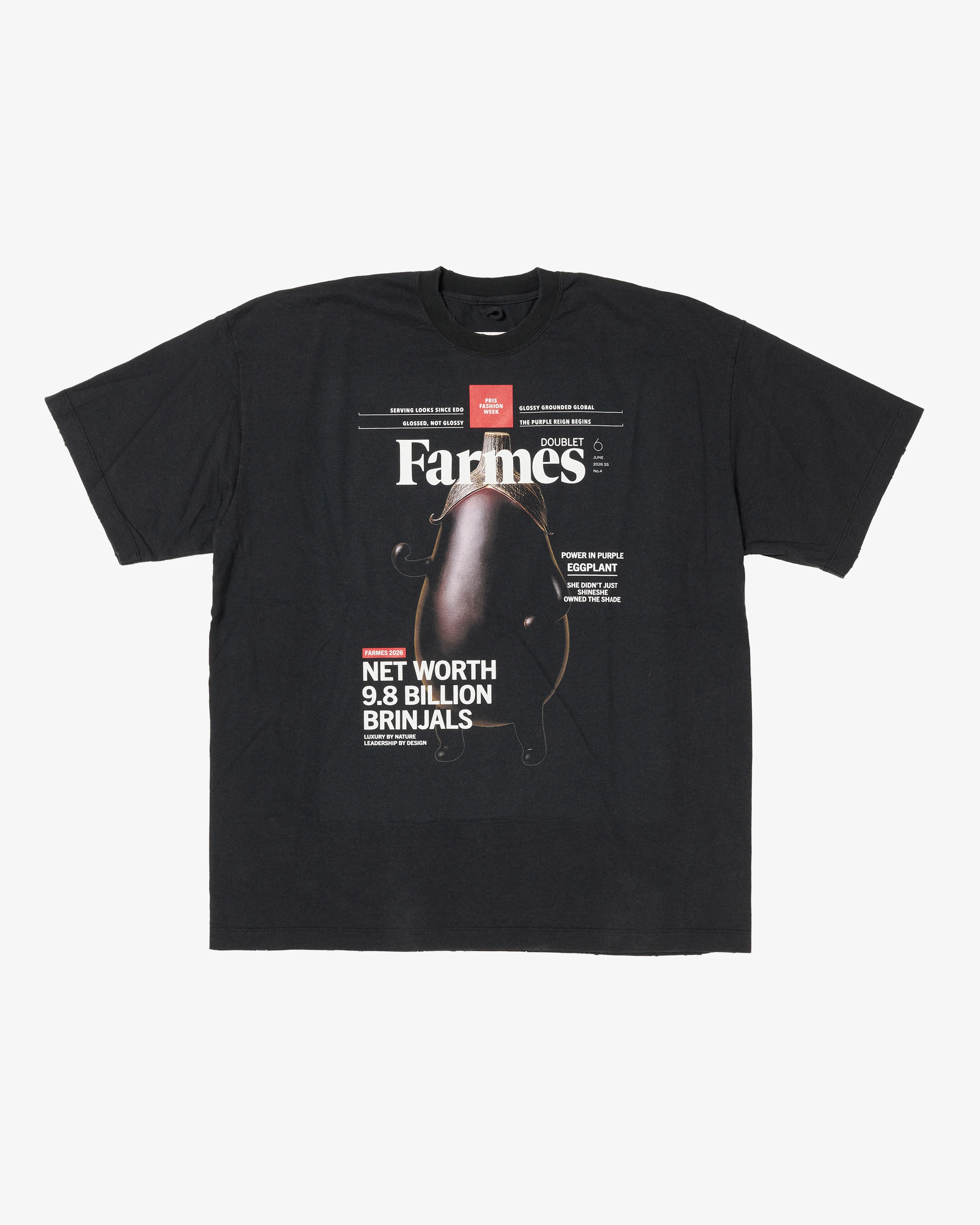 Doublet - Men's Farmes Magazine Cover T-Shirt - (Black)