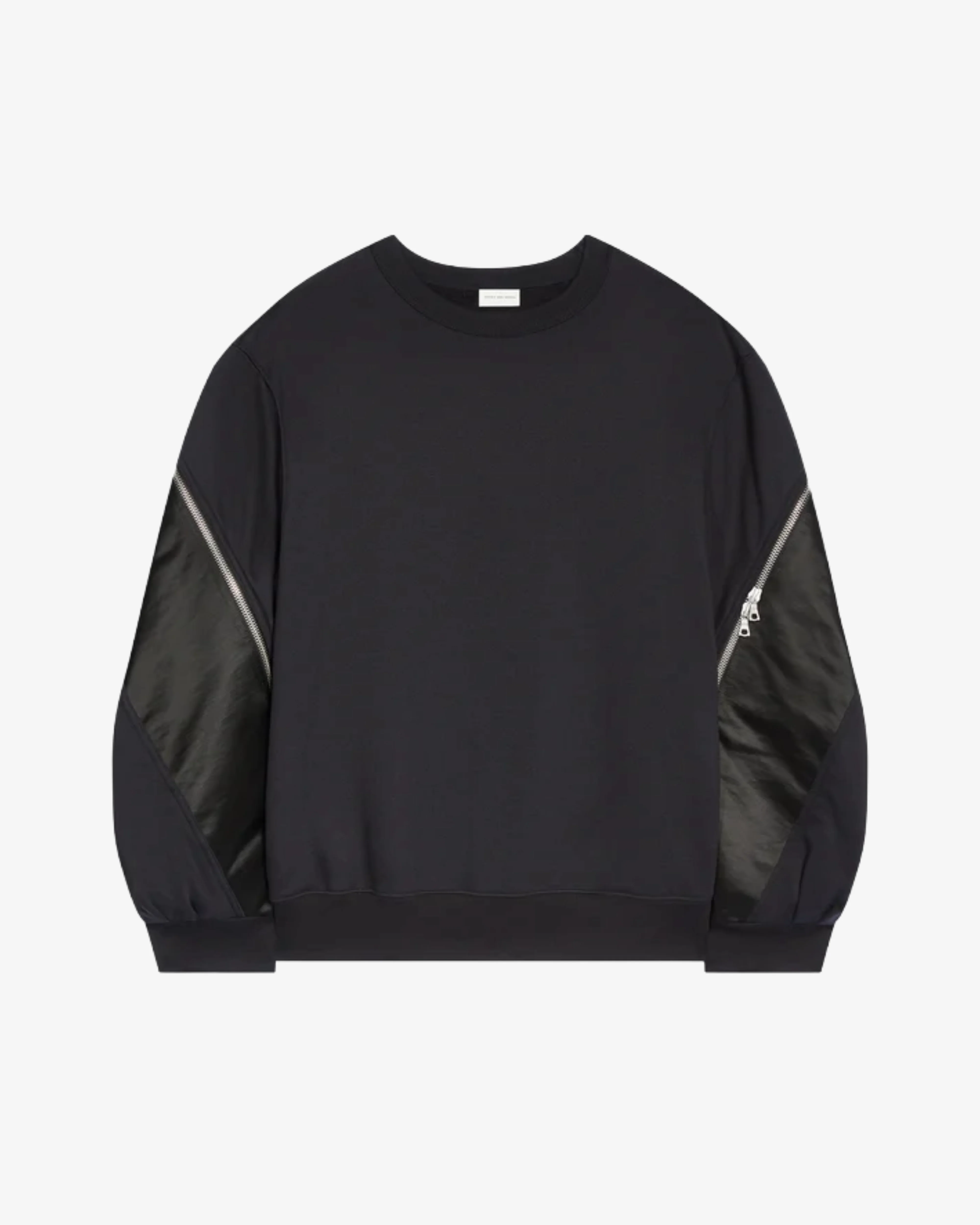 DRIES VAN NOTEN - Men's Contrast Sweatshirt - (Black900)