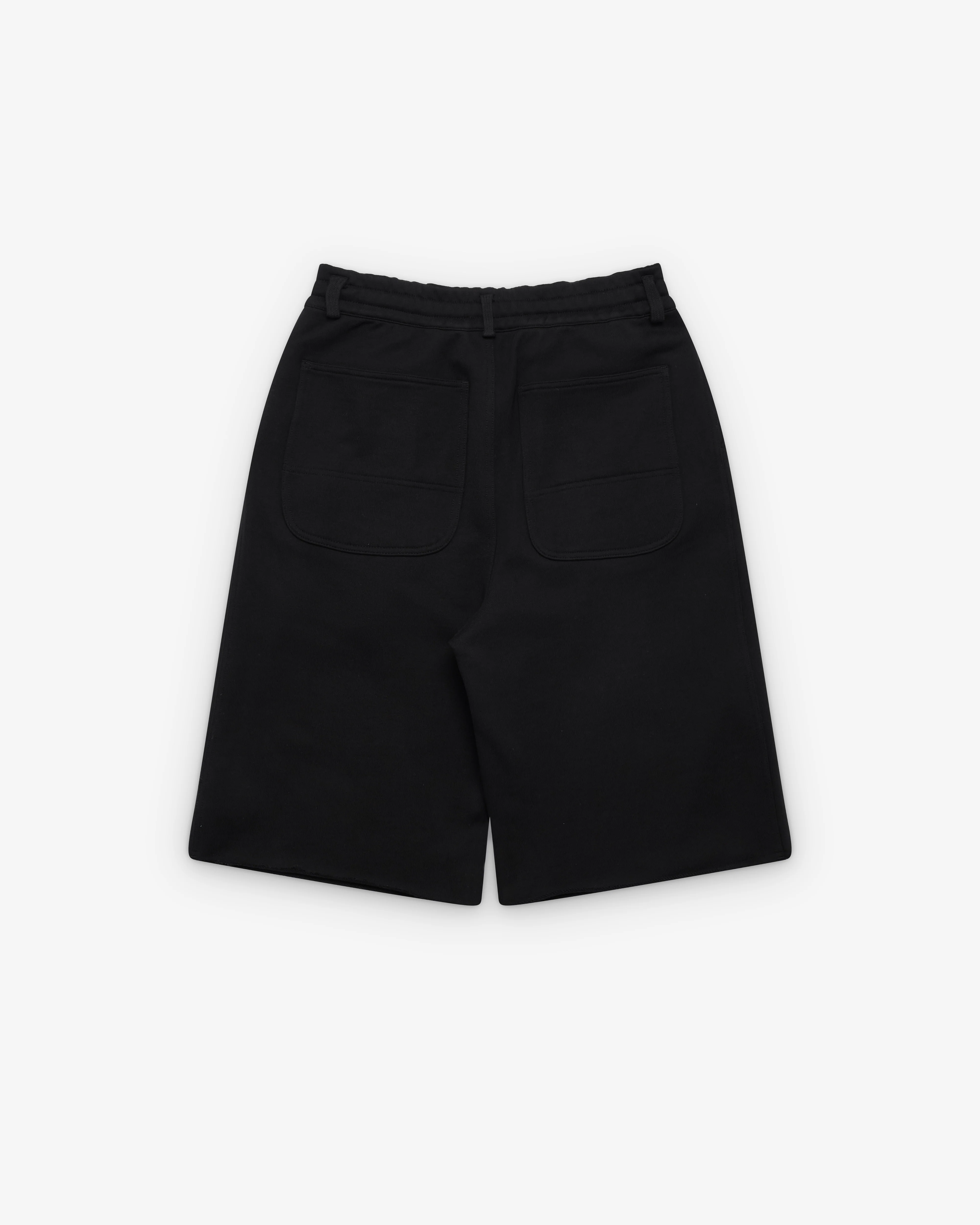 DSM Kei Ninomiya - Pleated Sweatshorts - (Black) - Image 2