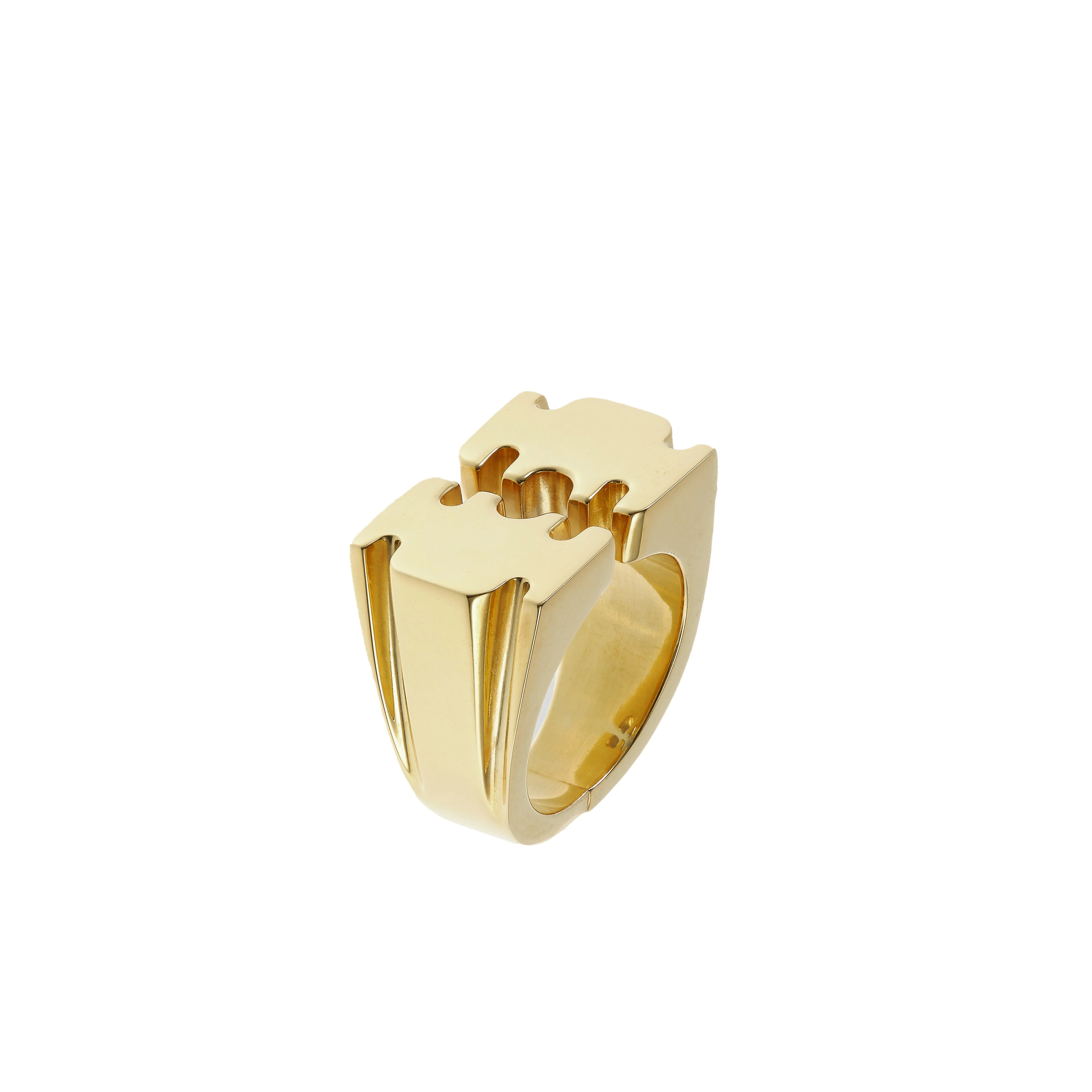 Hannah Martin X Applied Art Forms - Razor Ring Taper - (Yellow Gold) - Image 3