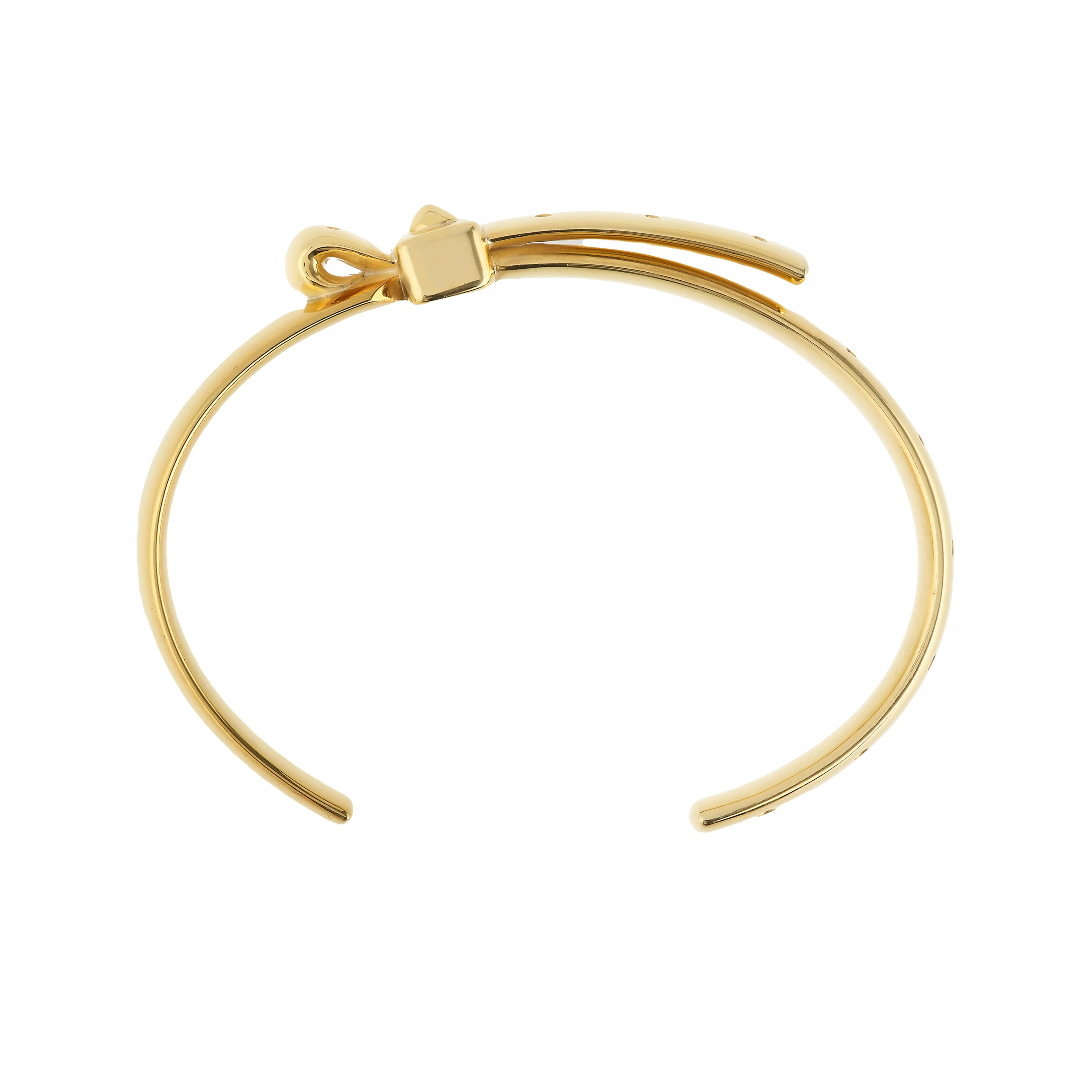 Hannah Martin X Applied Art Forms - Razor Wristband Narrow - (Yellow Gold) - Image 2