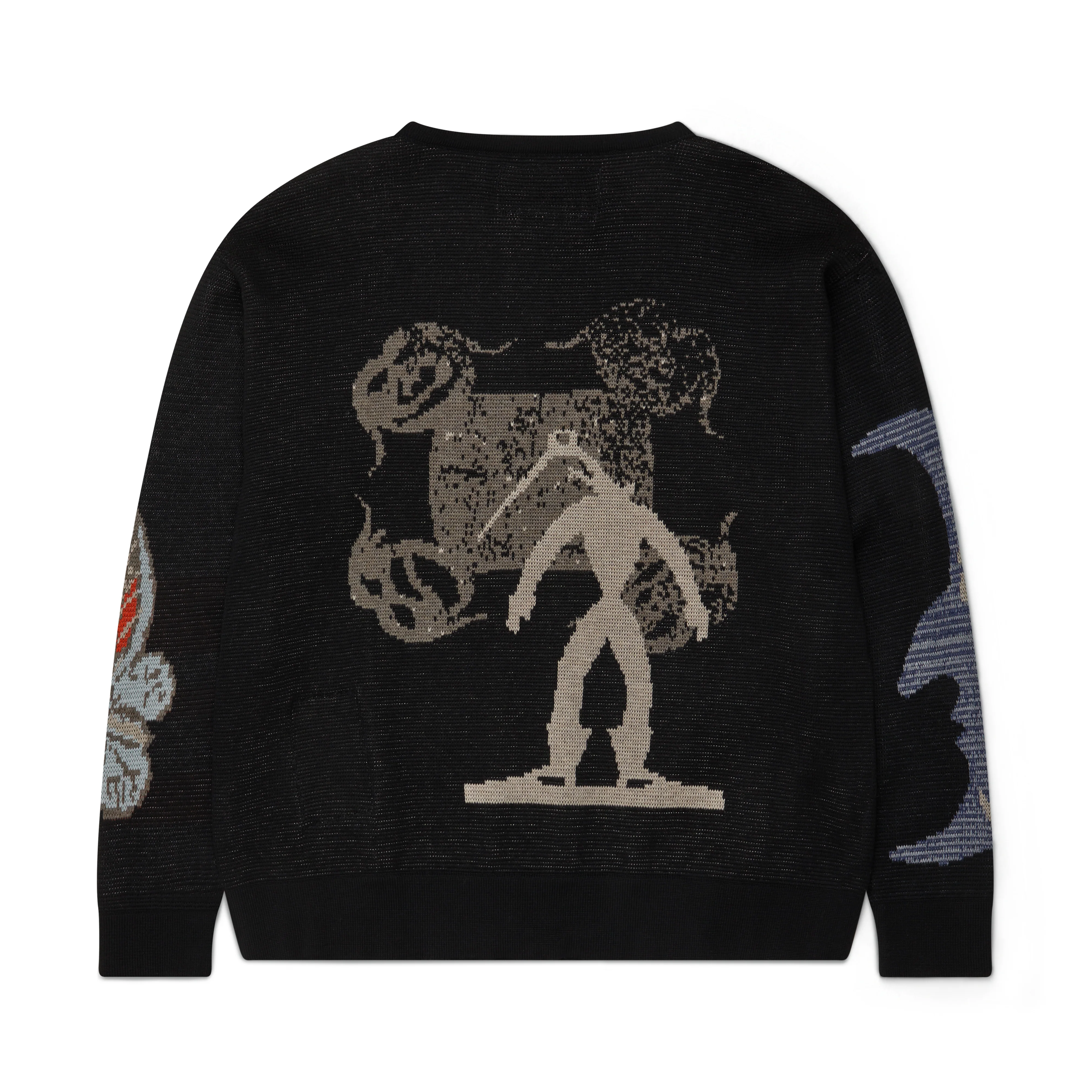 HANS CHRISTIAN ANDERSEN - Men's Knit Jumper - (Black) - Image 2