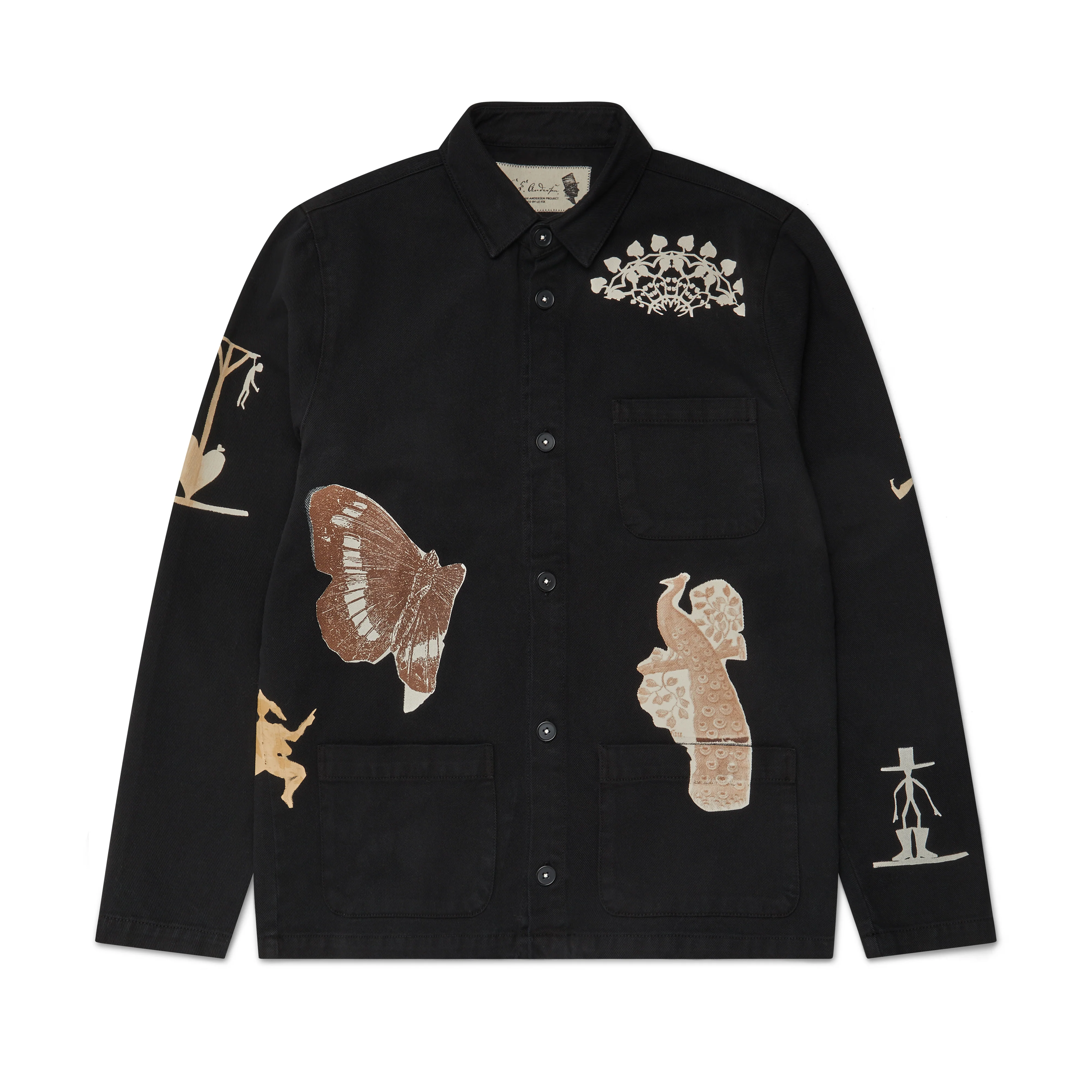 HANS CHRISTIAN ANDERSEN - Men's Worker Shirt - (Black)