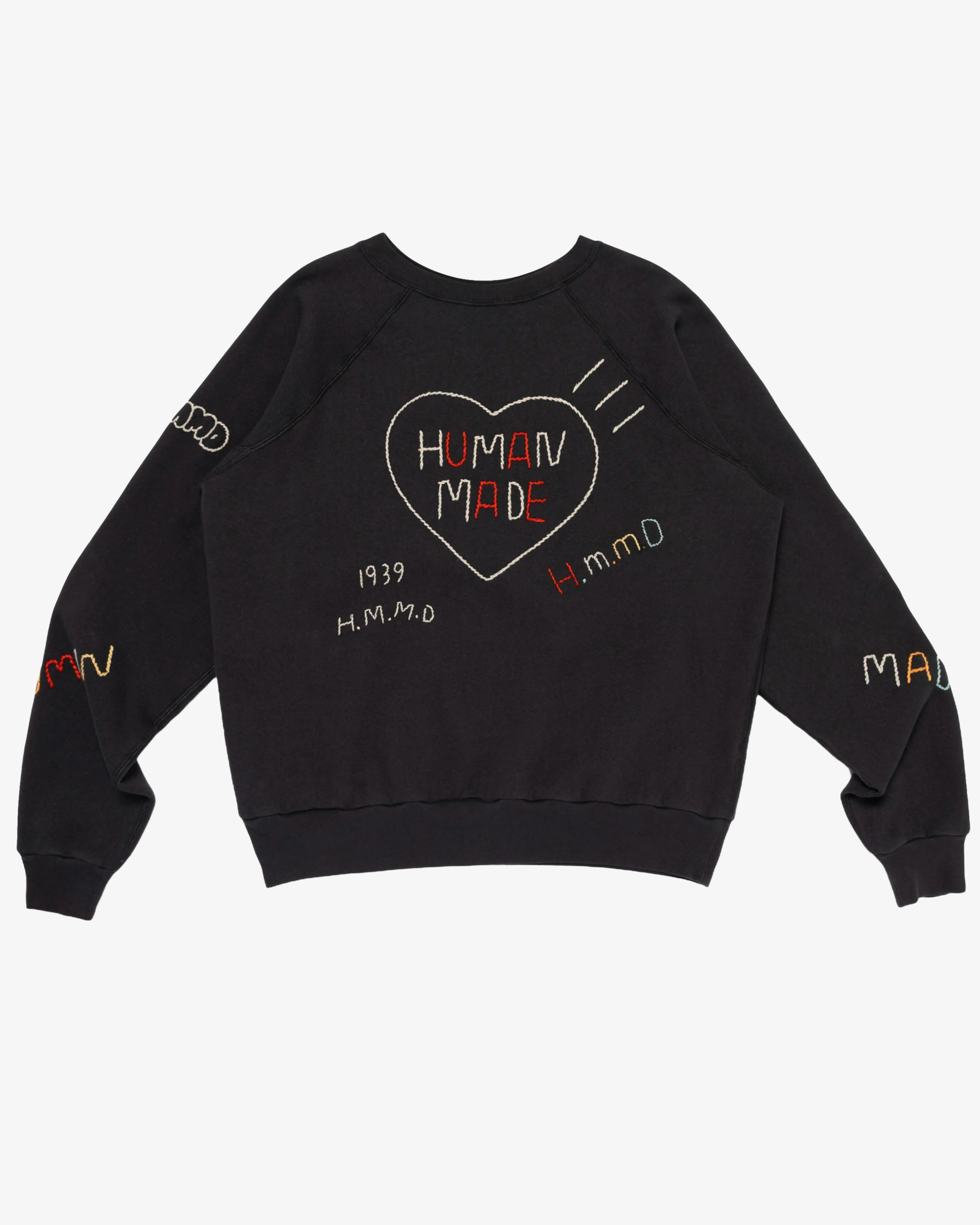 HUMAN MADE - Men's Embroidered Sweatshirt - (Black)