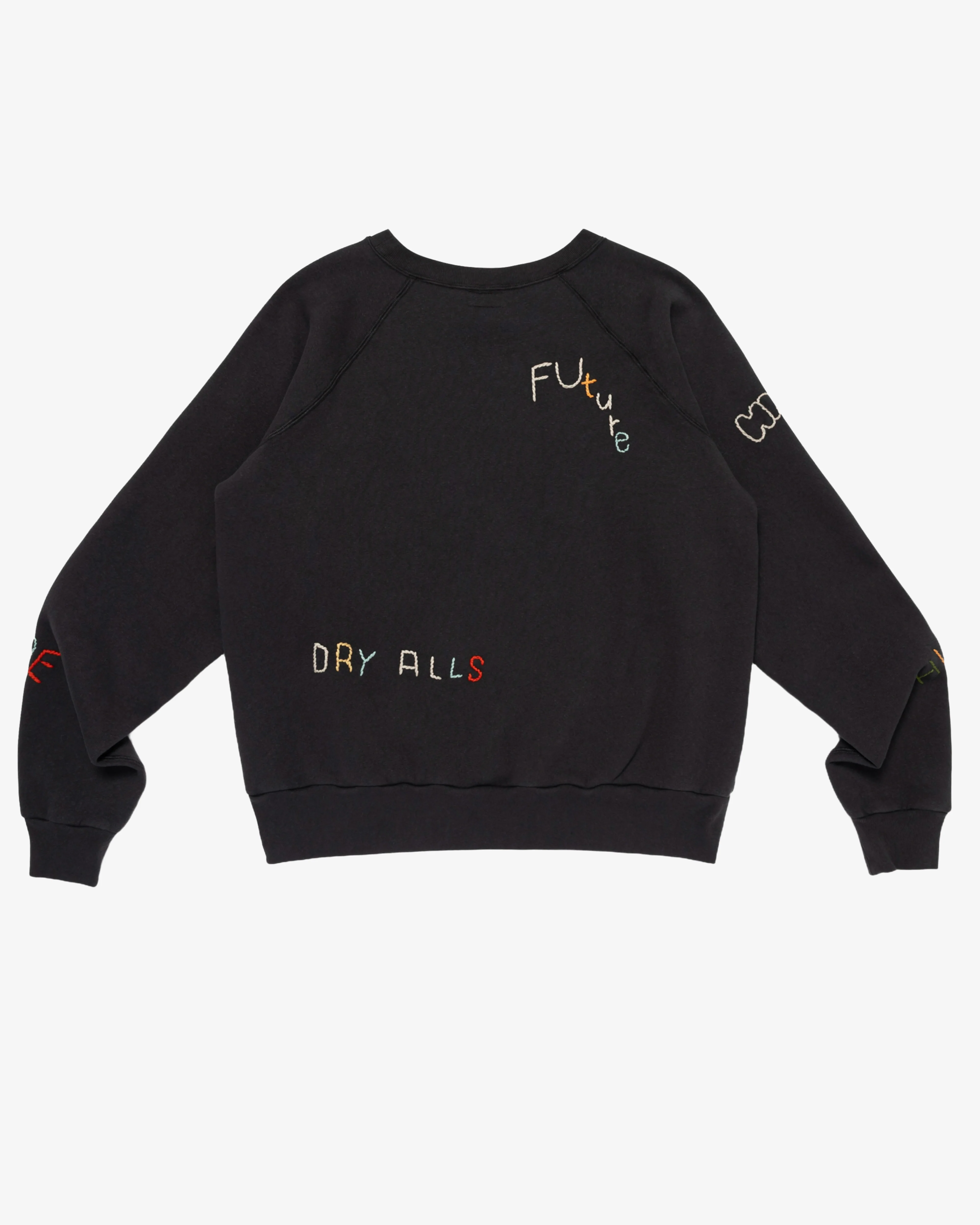 HUMAN MADE - Men's Embroidered Sweatshirt - (Black) - Image 2