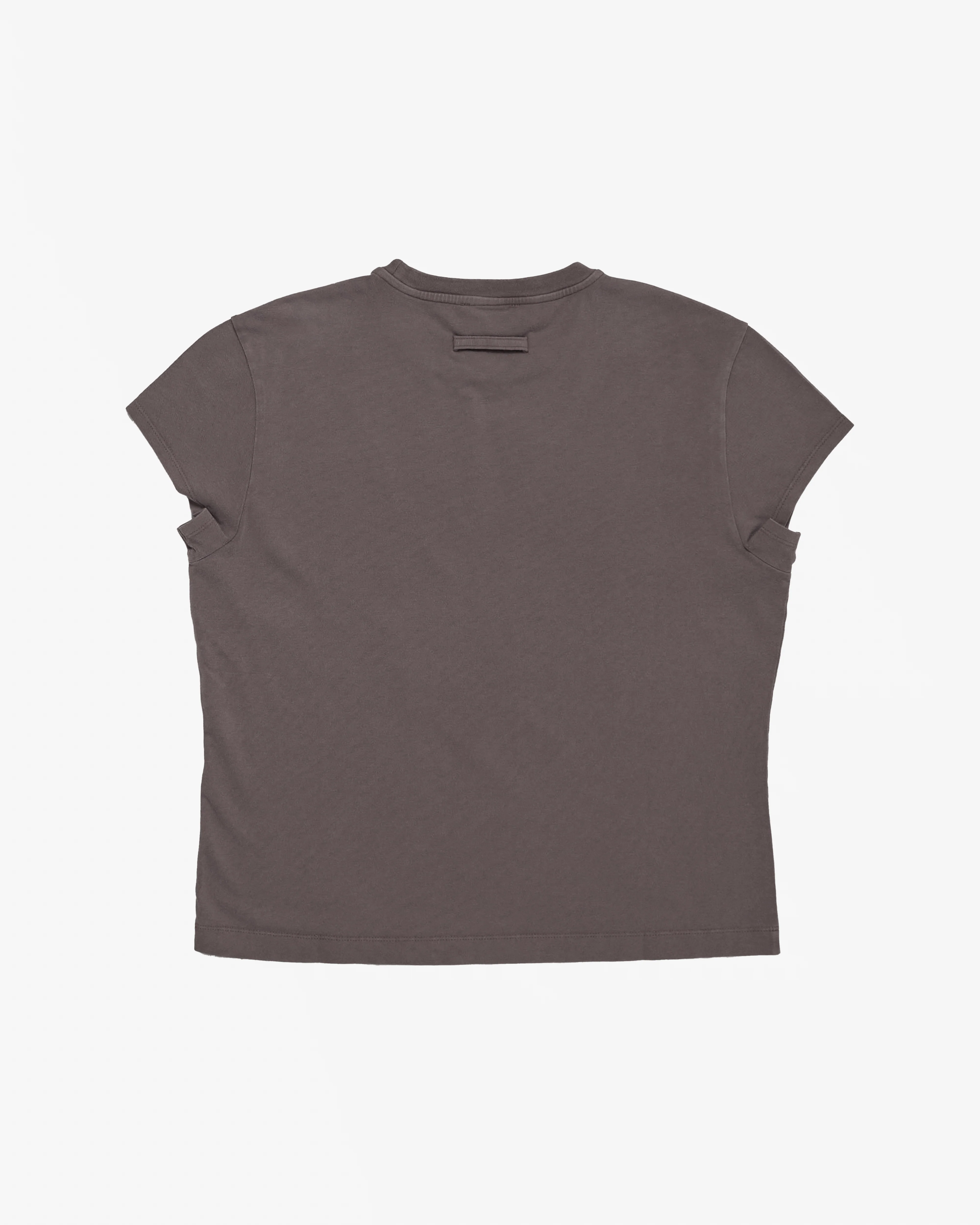 Jean Paul Gaultier - Women's Stretch Cotton Baby Tee - (Dark Grey) - Image 2