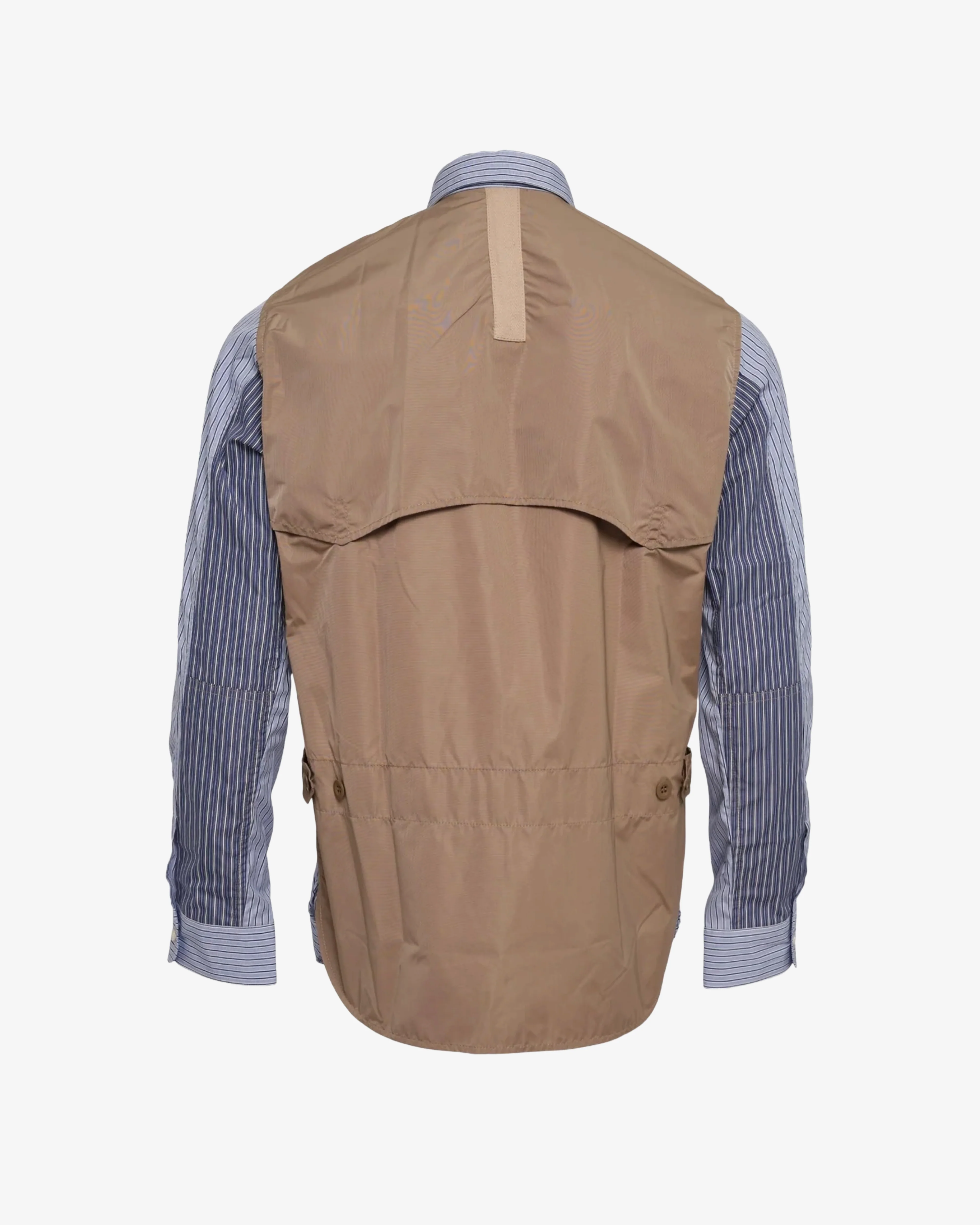 Junya Watanabe Man - Men's Patchwork Shirt - (Blue) - Image 2