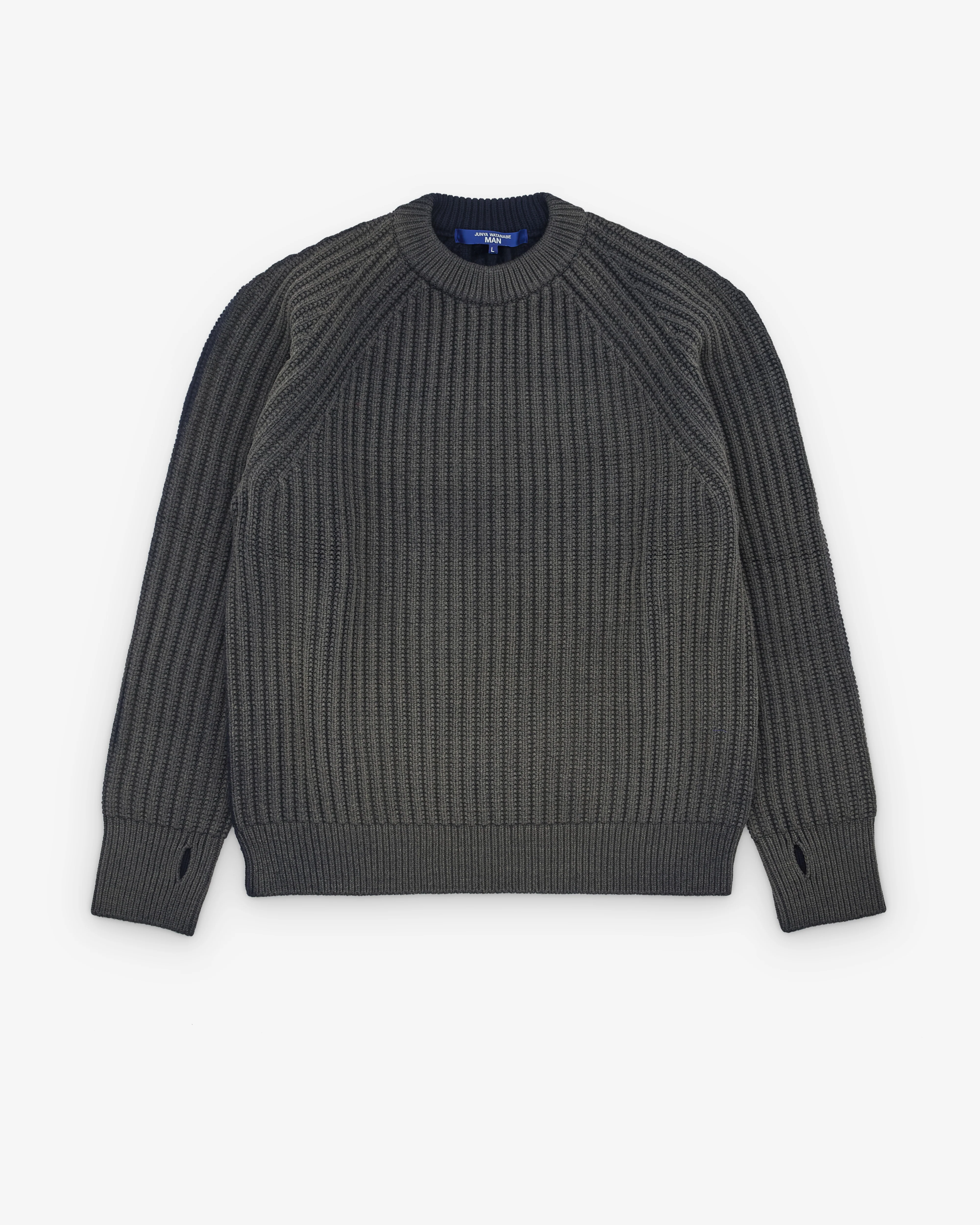 Junya Watanabe Man - Men's Heavy Rib Knit Sweater - (Navy)