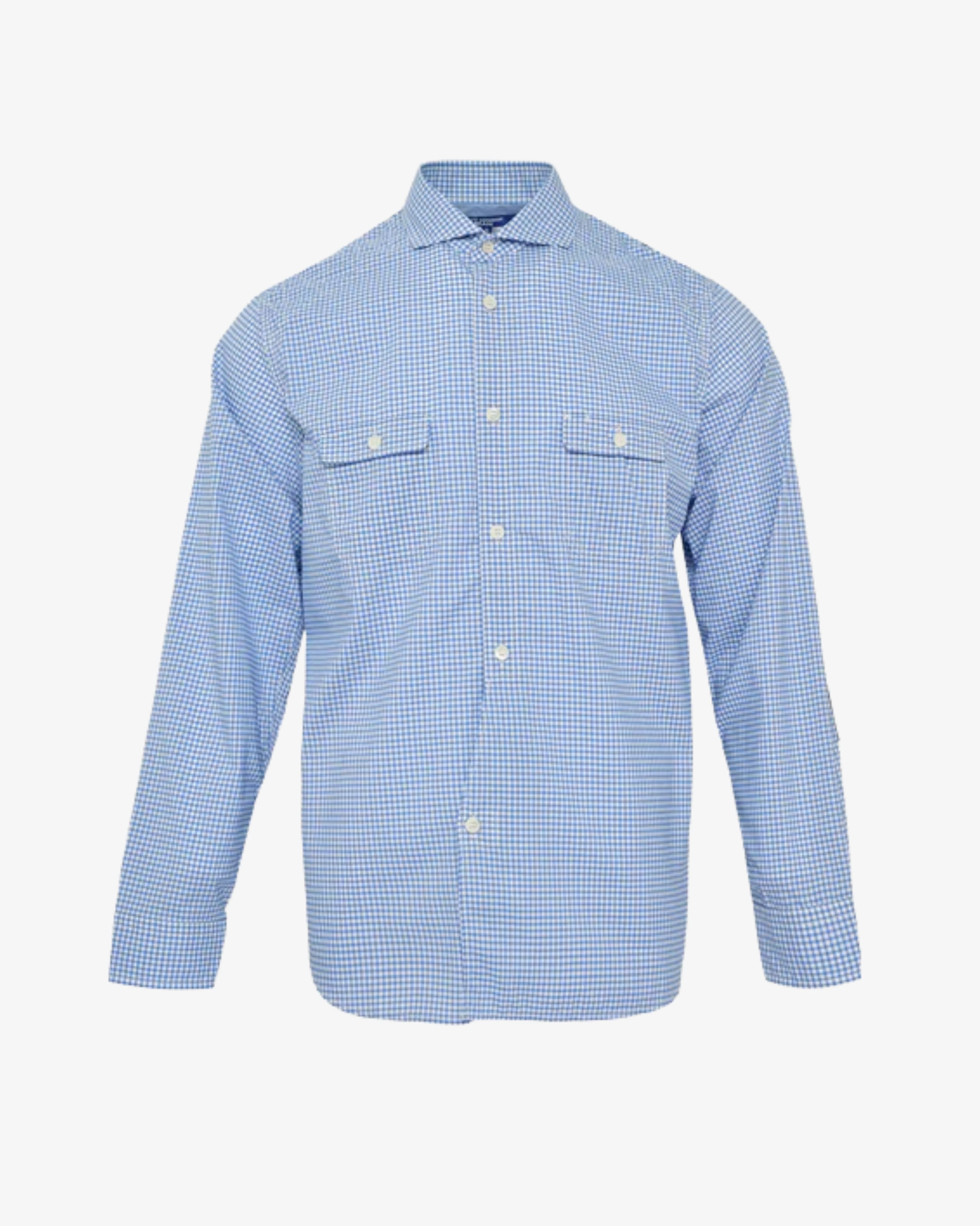 Junya Watanabe Man  - Men's Checkered Long Sleeve Shirt - (Stripes)
