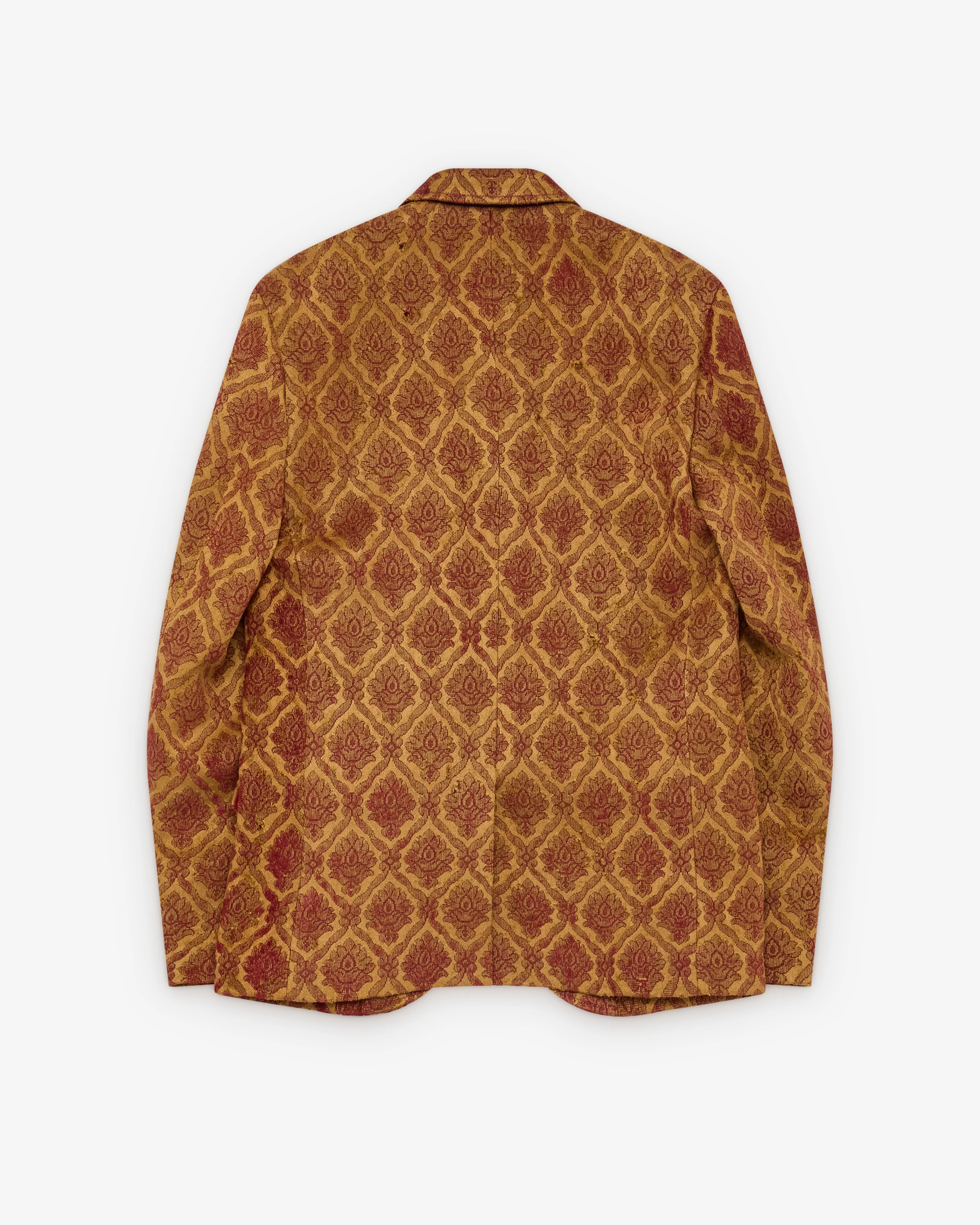Junya Watanabe Man - Men's Damask Pattern Blazer Jacket - (Print) - Image 2