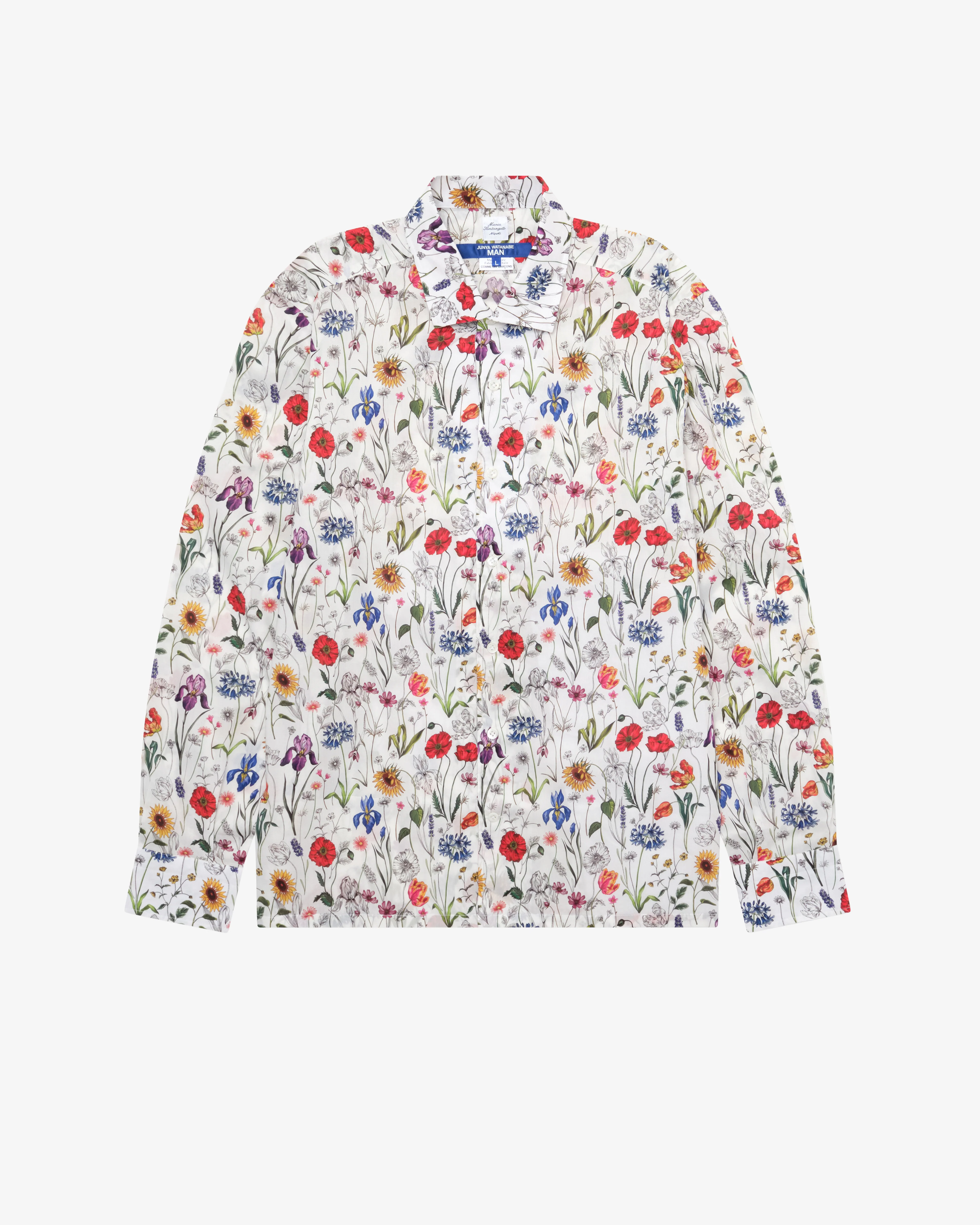Junya Watanabe Man - Men's Maria Santangelo Floral Long Sleeve Shirt - (Print)