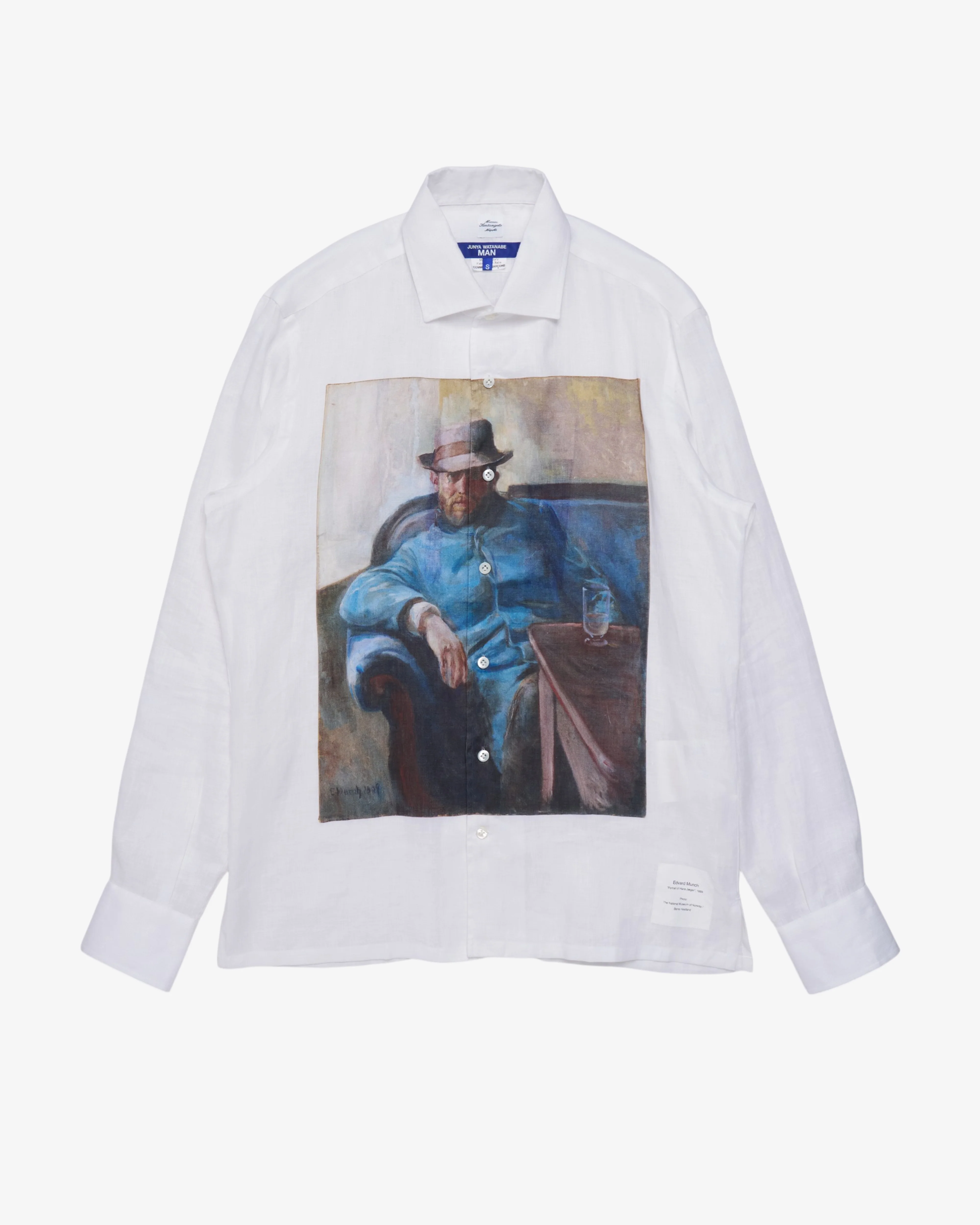 Junya Watanabe Man - Men's Maria Santangelo "Munch" Long Sleeve Shirt - (White)