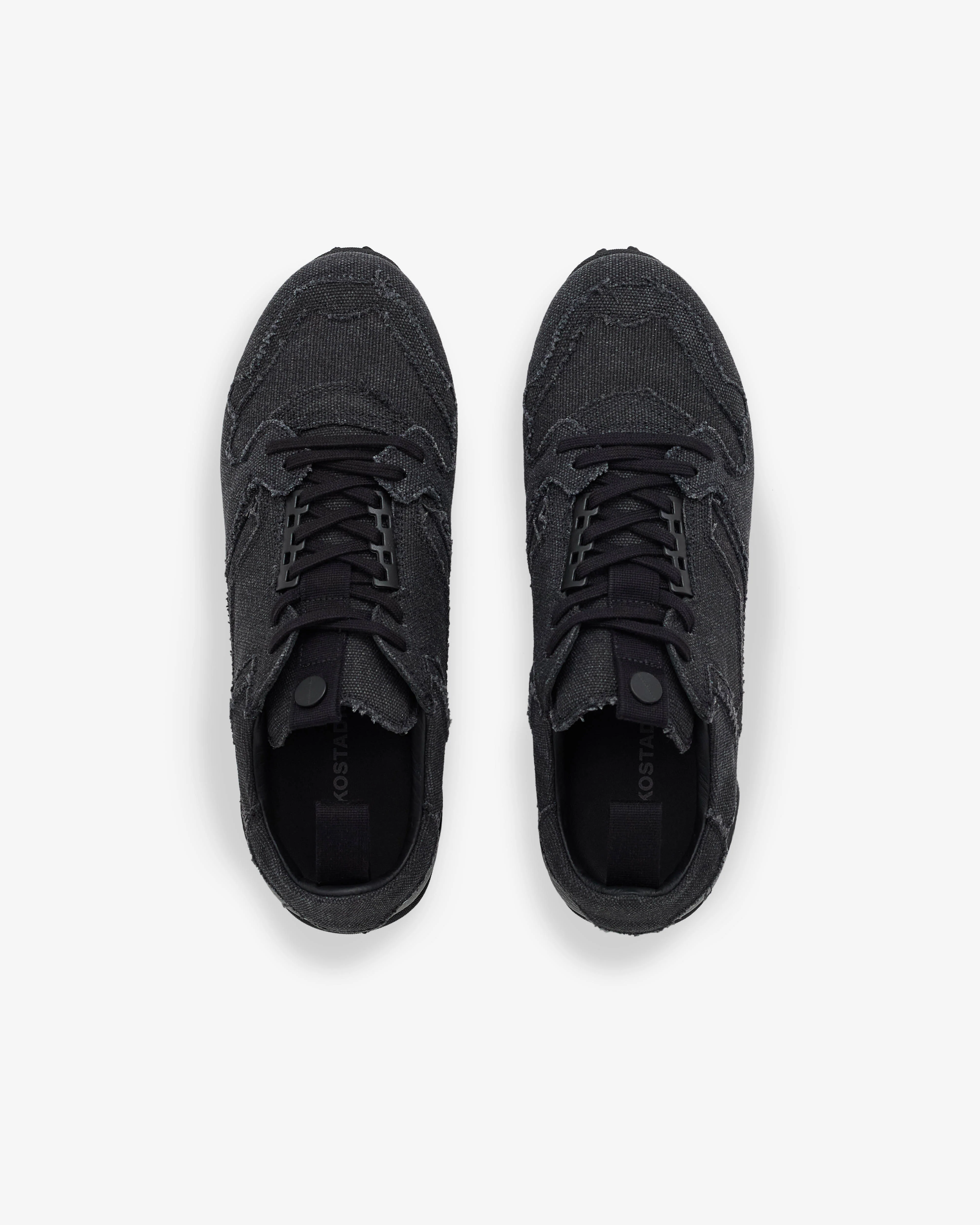 Kiko Kostadinov - Men's Ostro Canvas Shoes - (Black) - Image 4