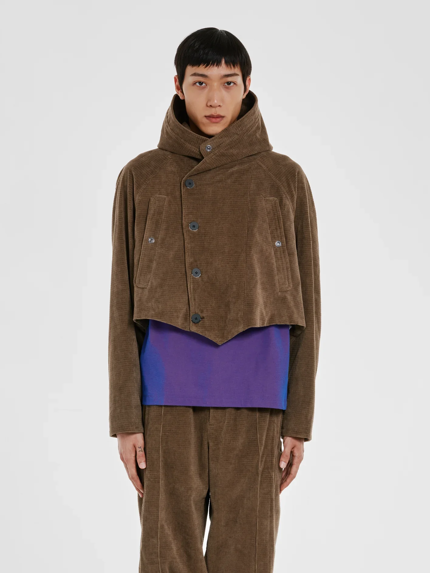 Kiko Kostadinov - Men'S Remus Hooded Jacket - (Lichen Green) - Image 2