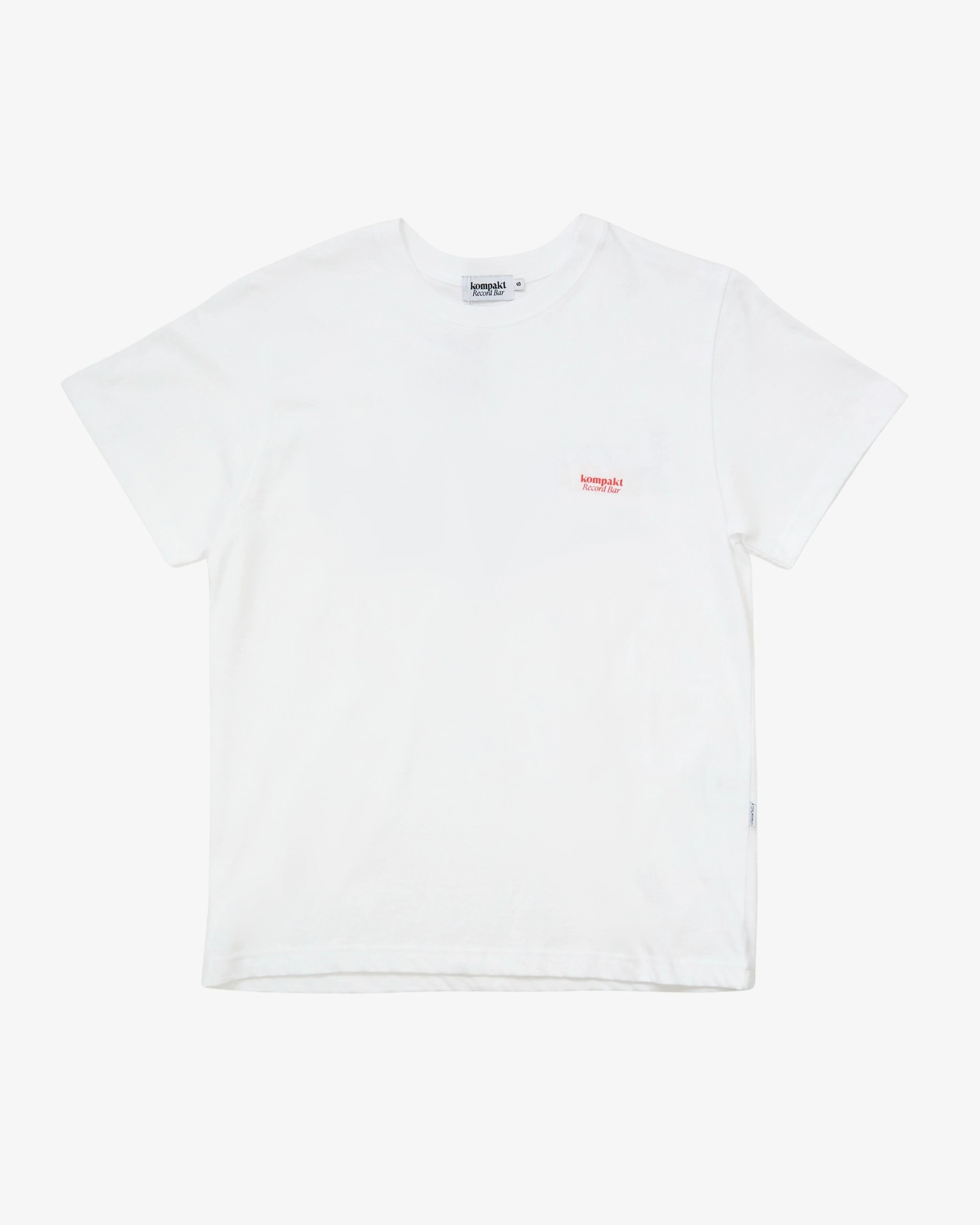 Kompakt Record Bar - Men's Small Basic Logo T-Shirt - (Red)
