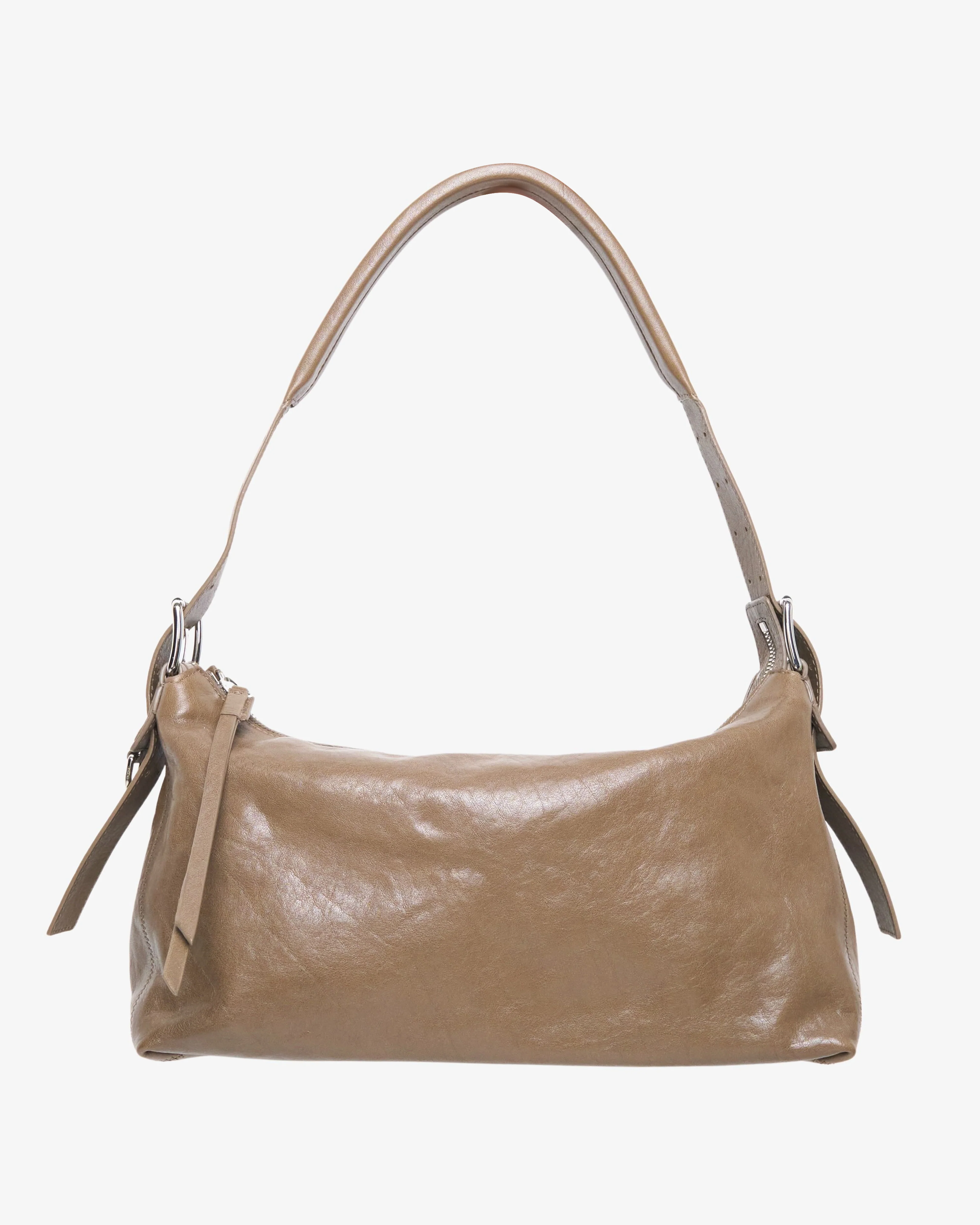 Lemaire - Men's Belted Baguette Bag - (Khaki) - Image 2
