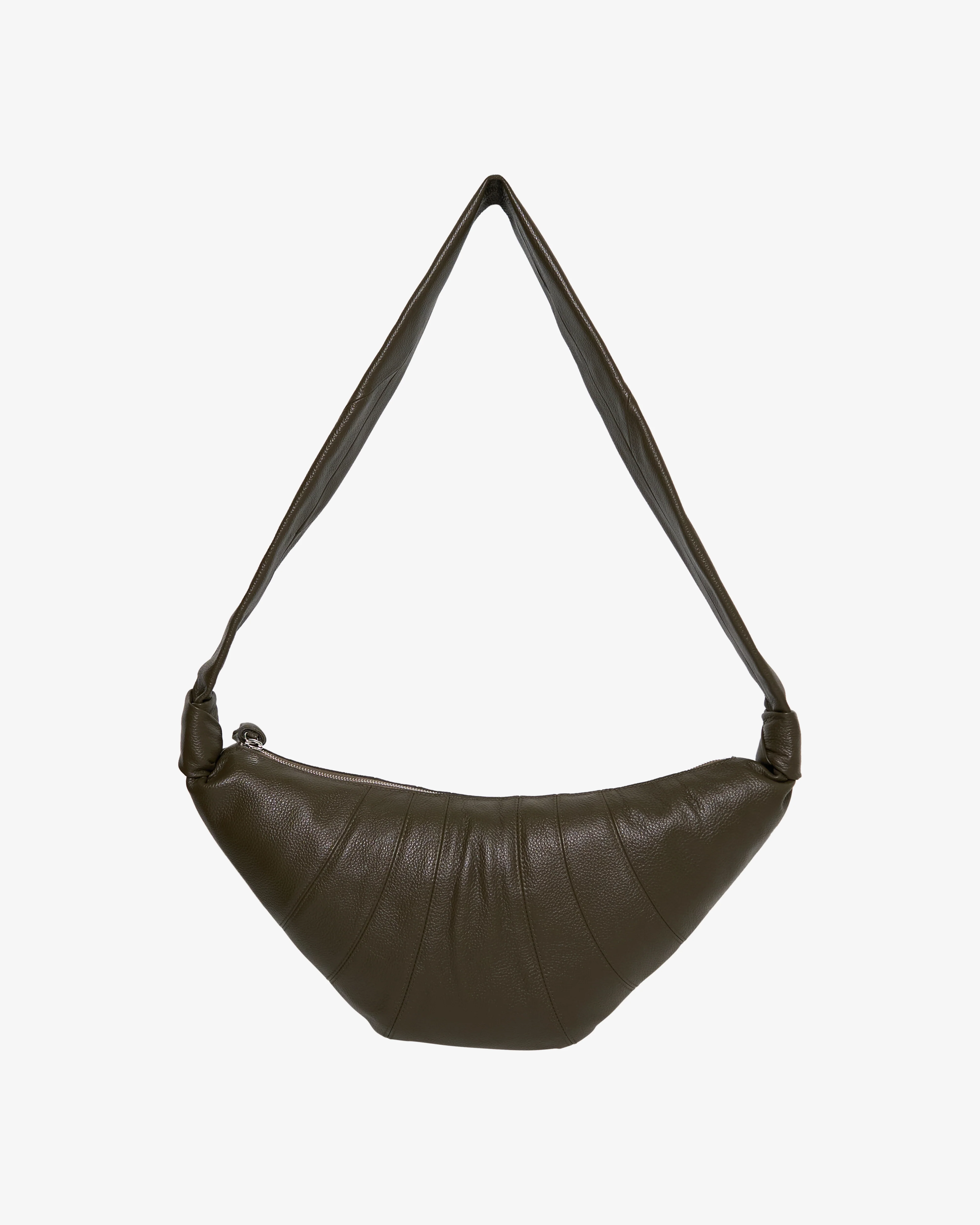 Lemaire - Men's Medium Croissant Bag - (Dark Olive) - Image 2