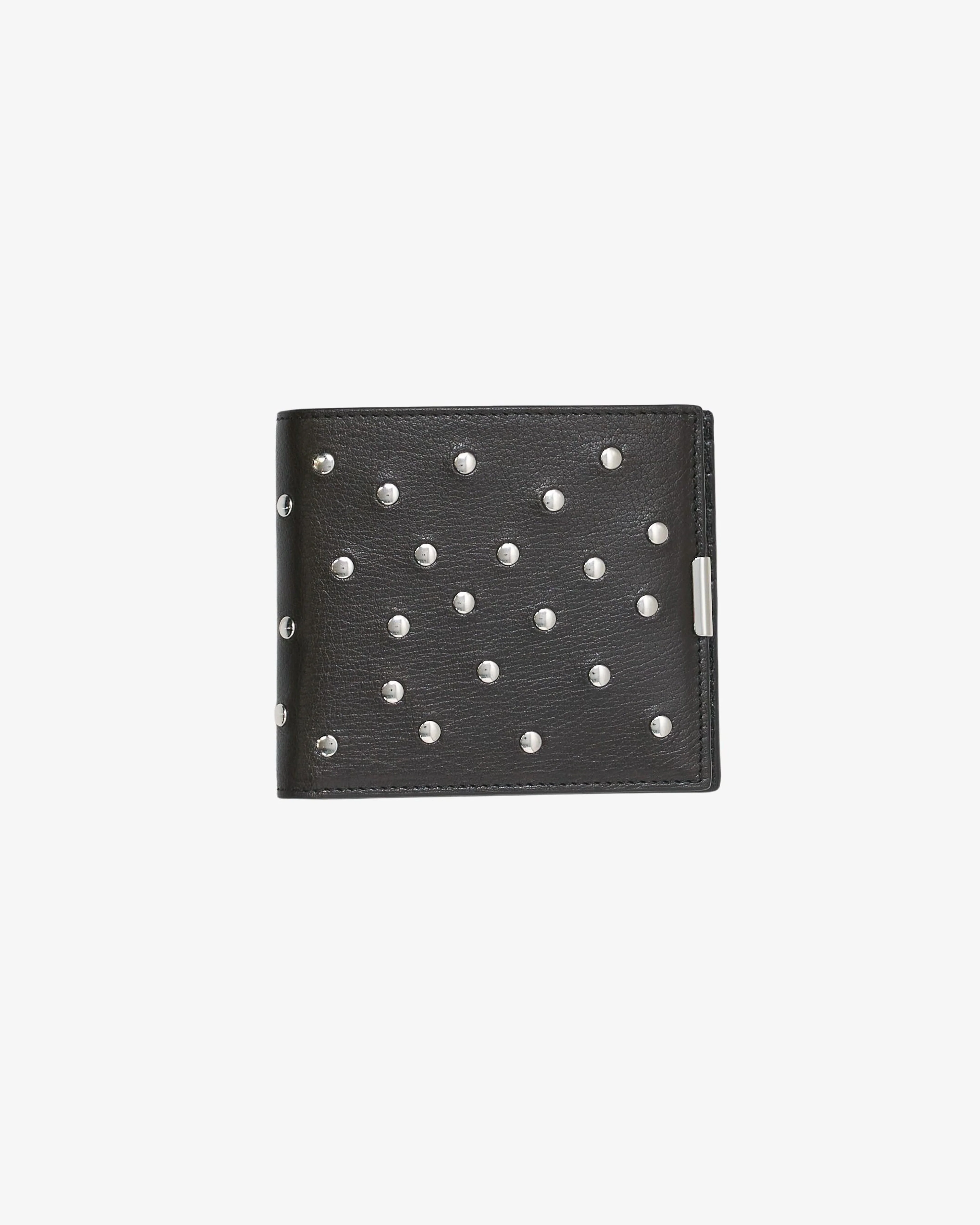 Lemaire - Men's Soft Tab Studs Dots Bifold - (Dark Brown) - Image 2