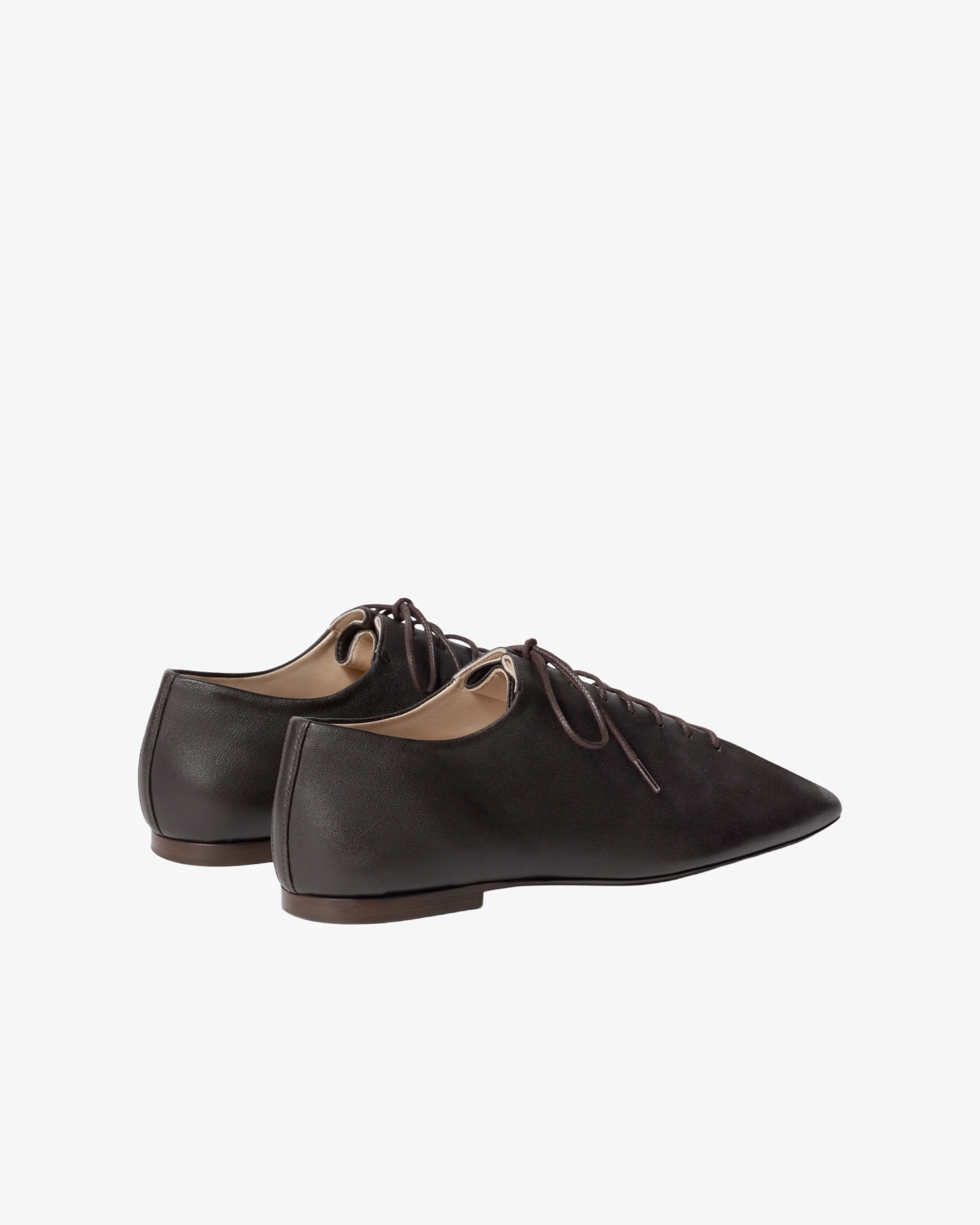 Lemaire - Women's Souris Flat Classic Derbies - (Dark Brown) - Image 3
