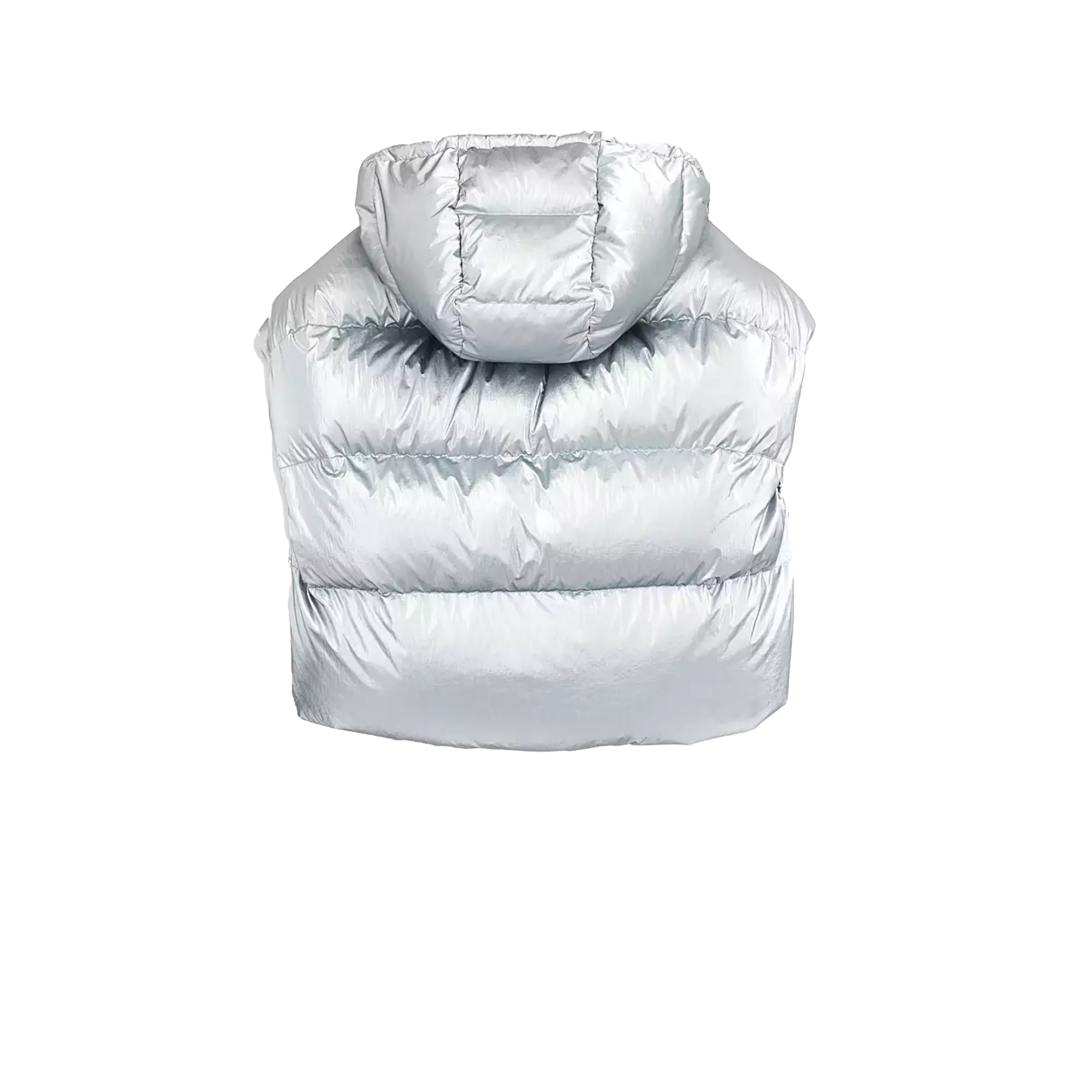 MARC JACOBS - Hooded Puffer Vest - (040 Silver) - Image 2