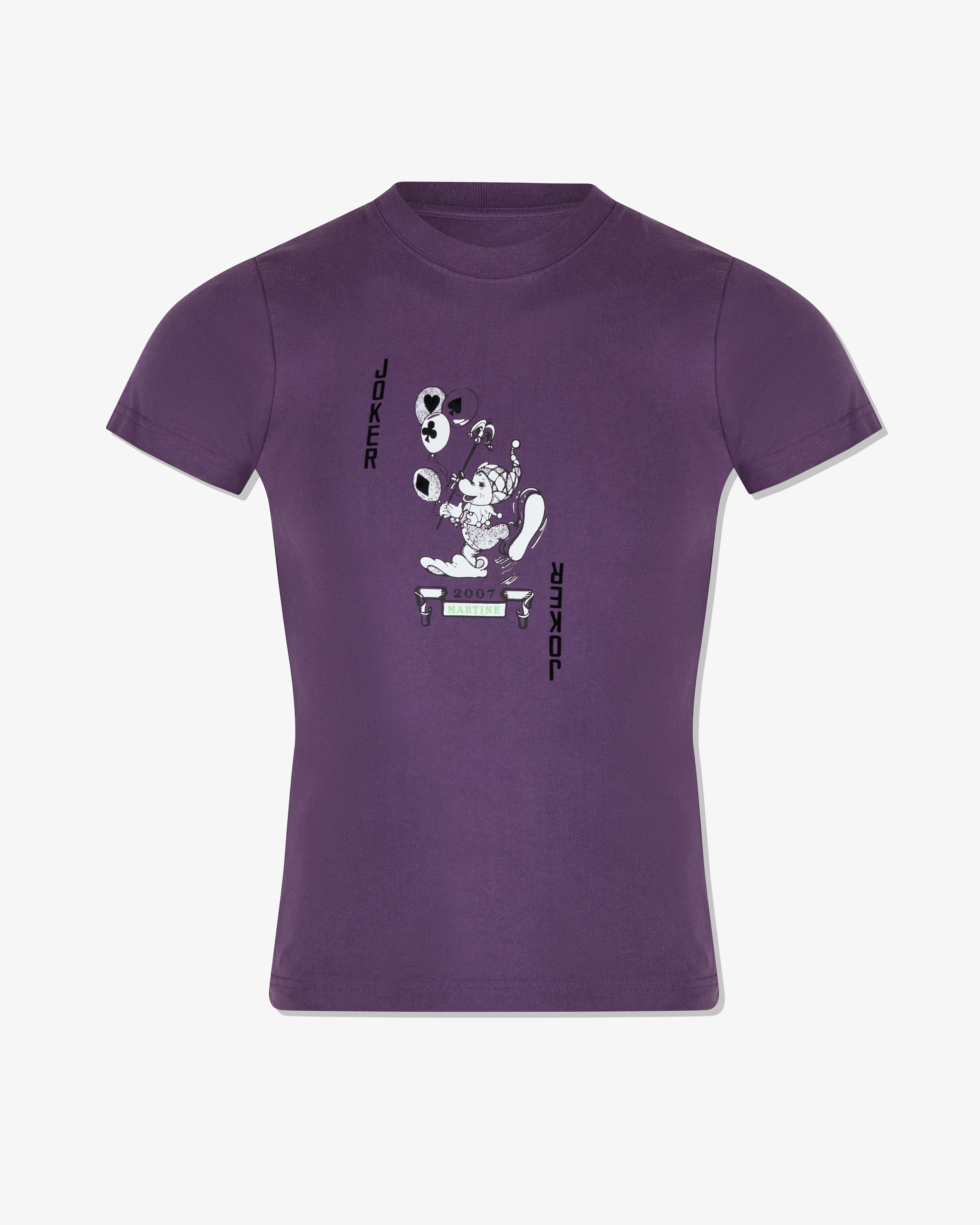 Martine Rose - Men's Shrunken T-Shirt - (Purple)