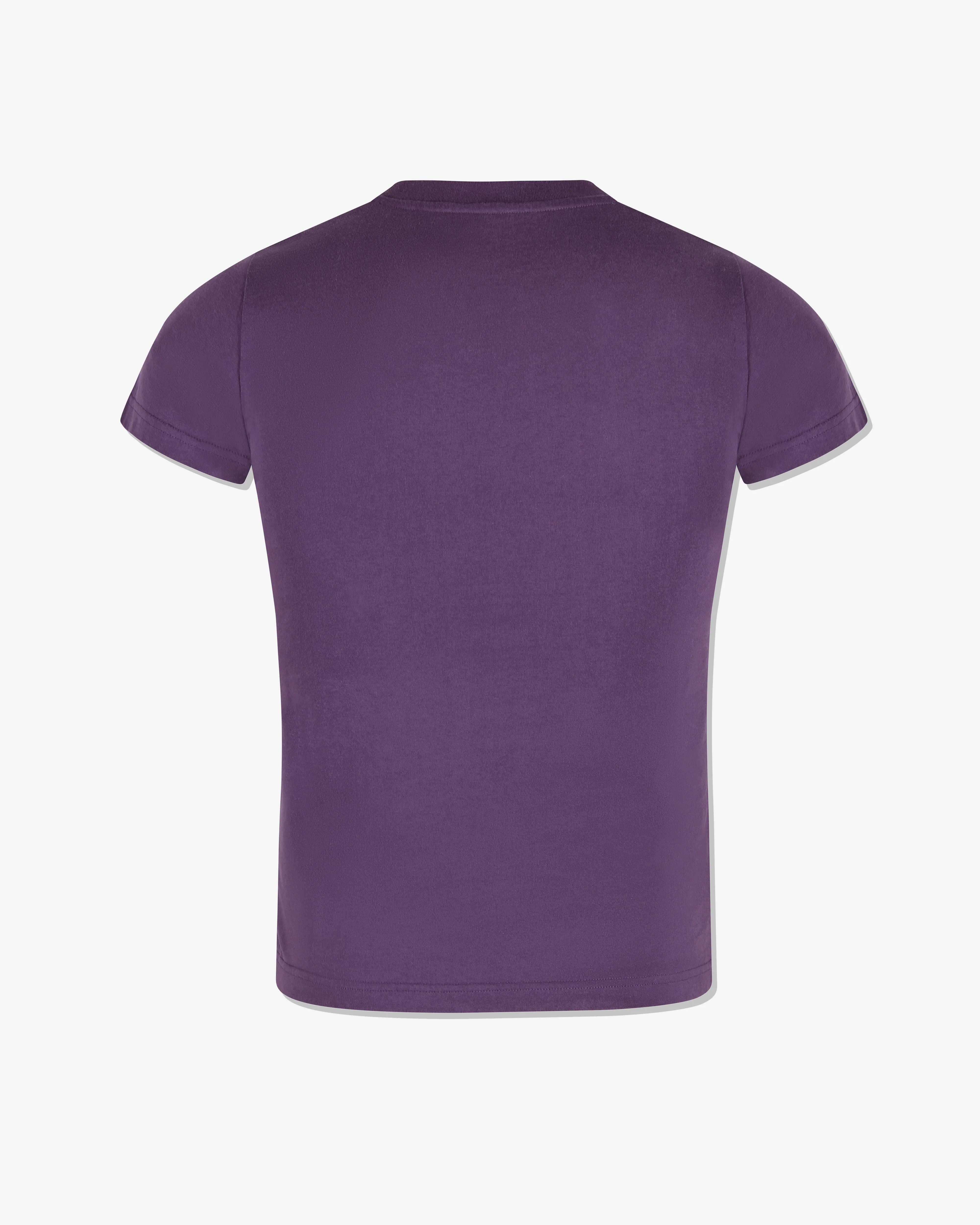 Martine Rose - Men's Shrunken T-Shirt - (Purple) - Image 2