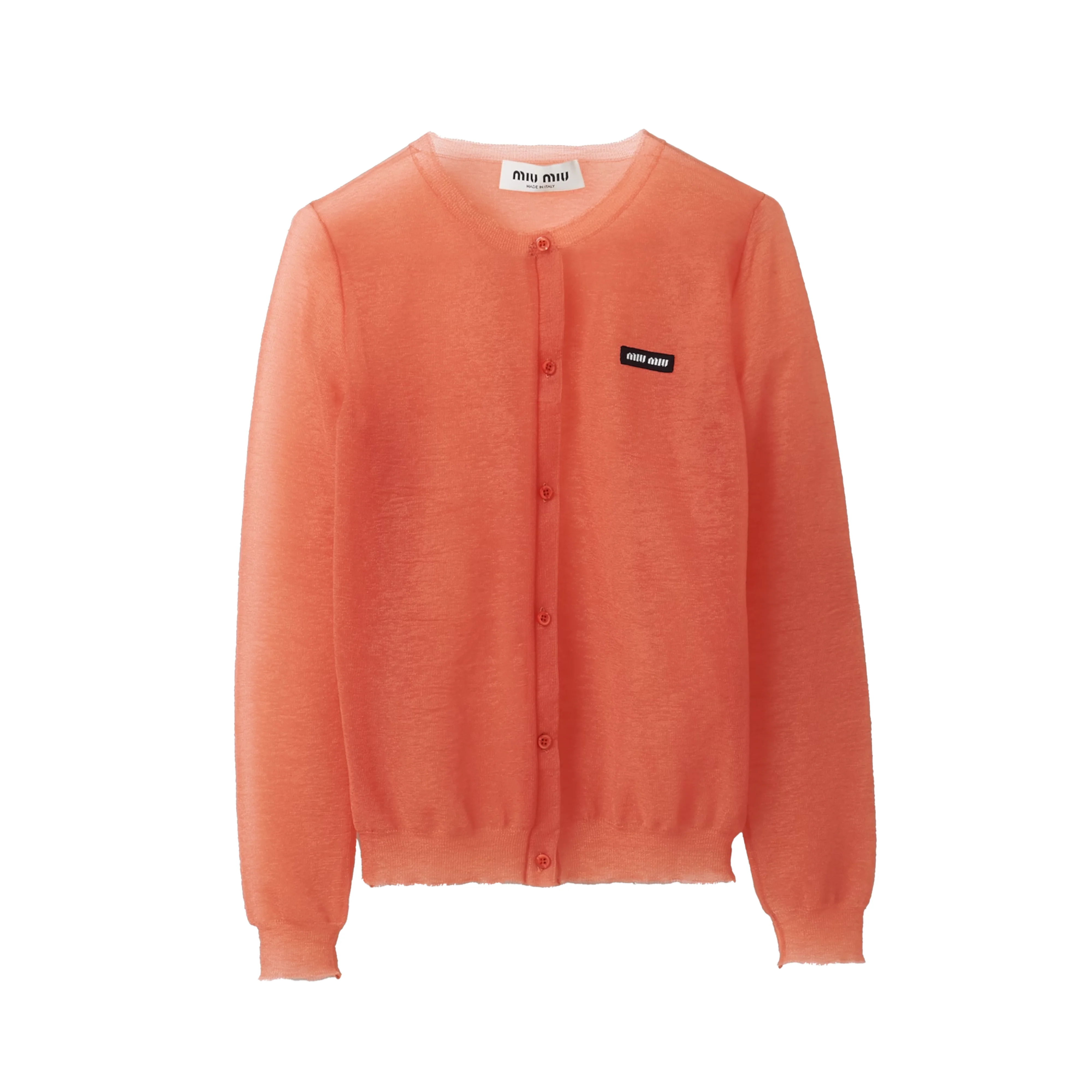 MIU MIU - Transparent Nylon Maglieria - (F0075 ALBICOCCA)